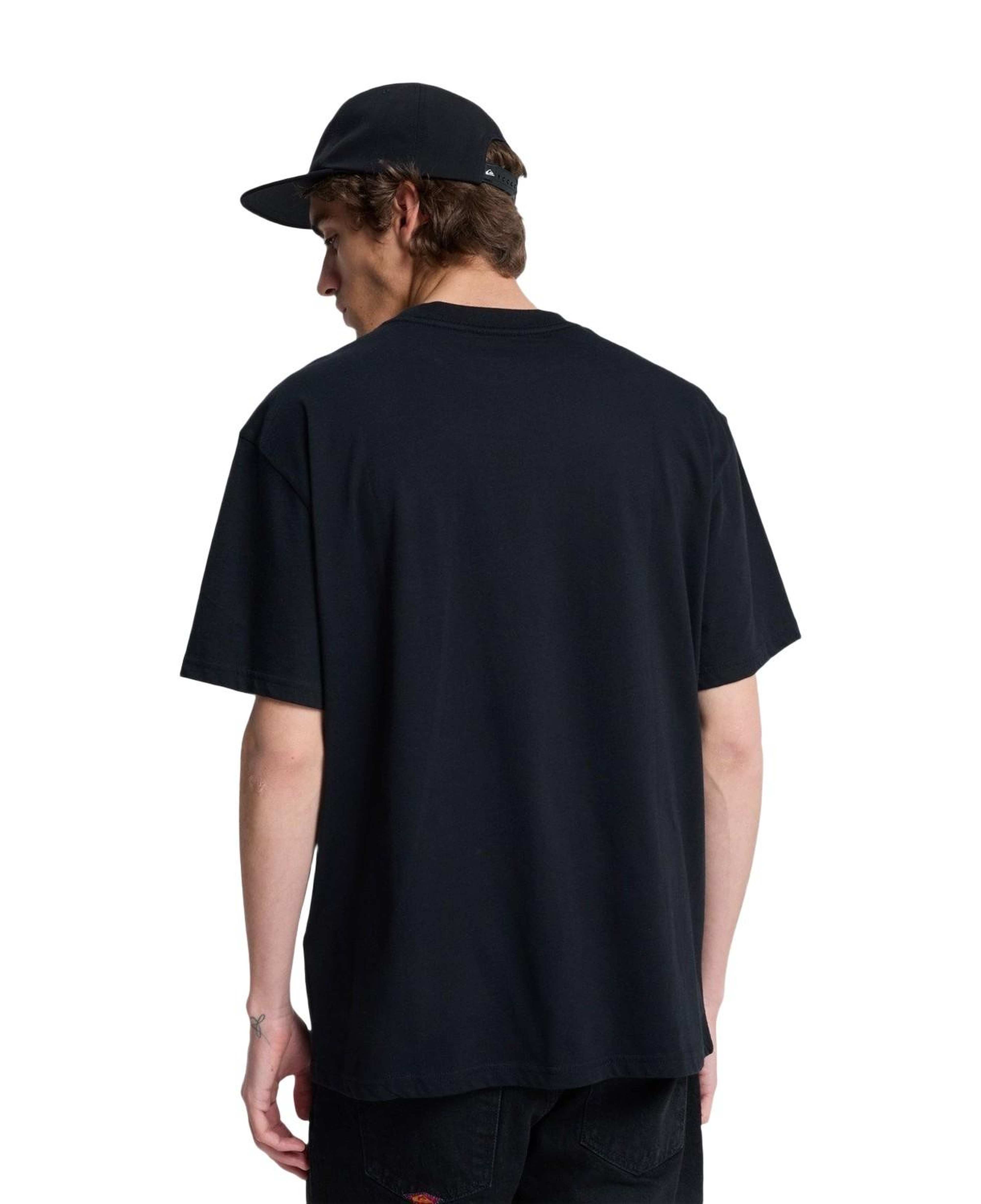 Quiksilver Salt Water Pock Erkek Siyah Tişört