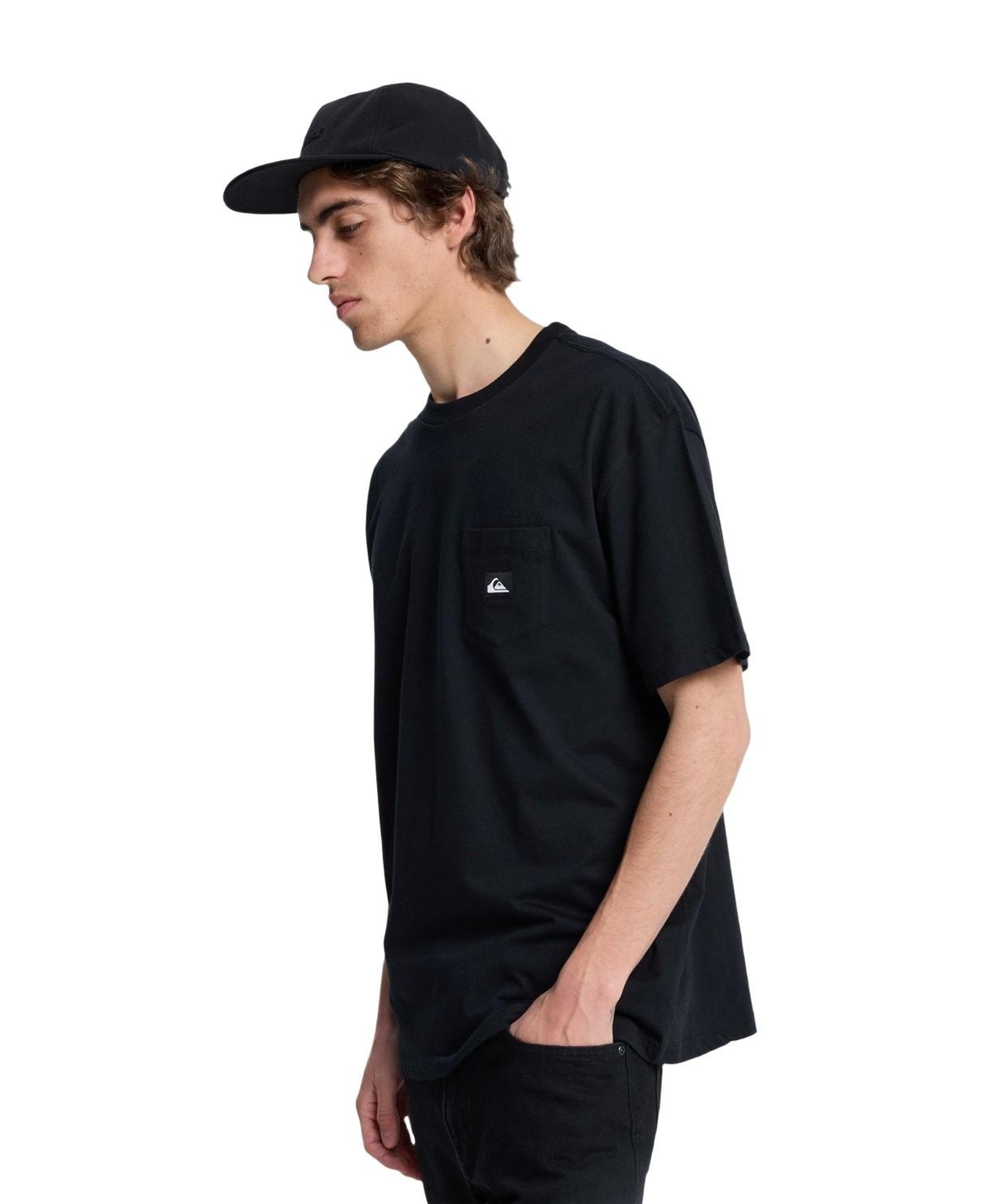 Quiksilver Salt Water Pock Erkek Siyah Tişört