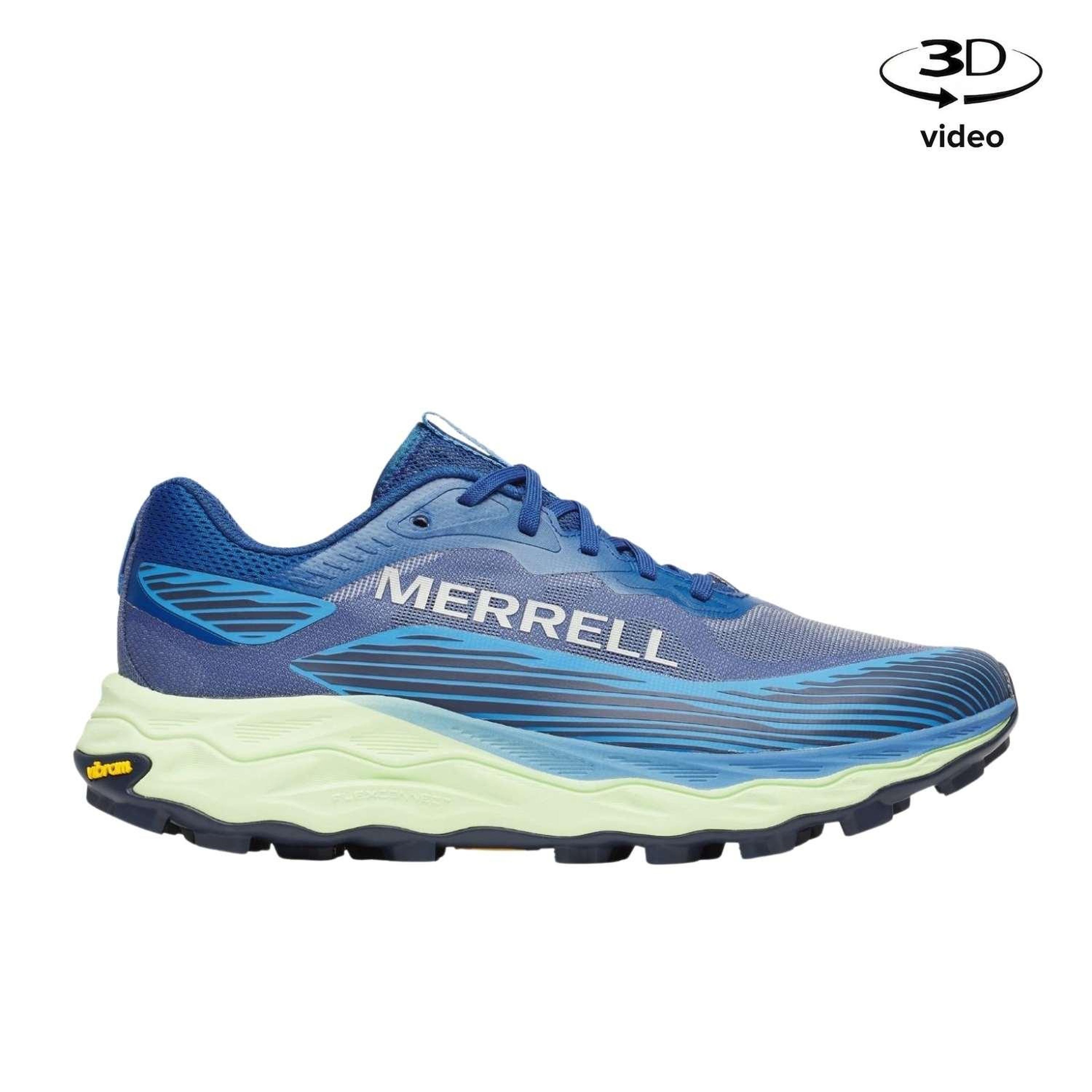 Merrell Agility Peak 6 Erkek Mavi Patika Koşusu Ayakkabısı