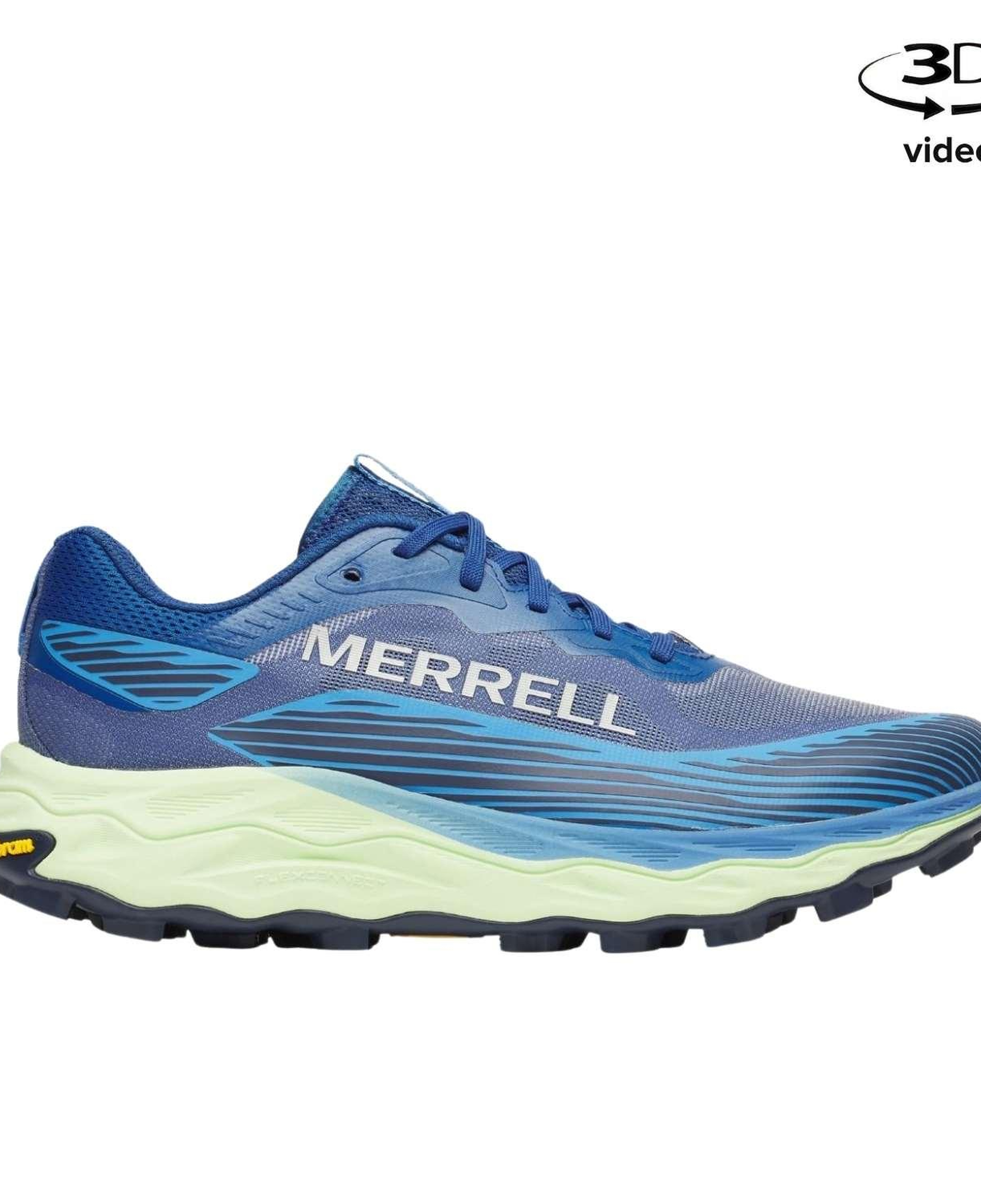 Merrell Agility Peak 6 Erkek Mavi Patika Koşusu Ayakkabısı