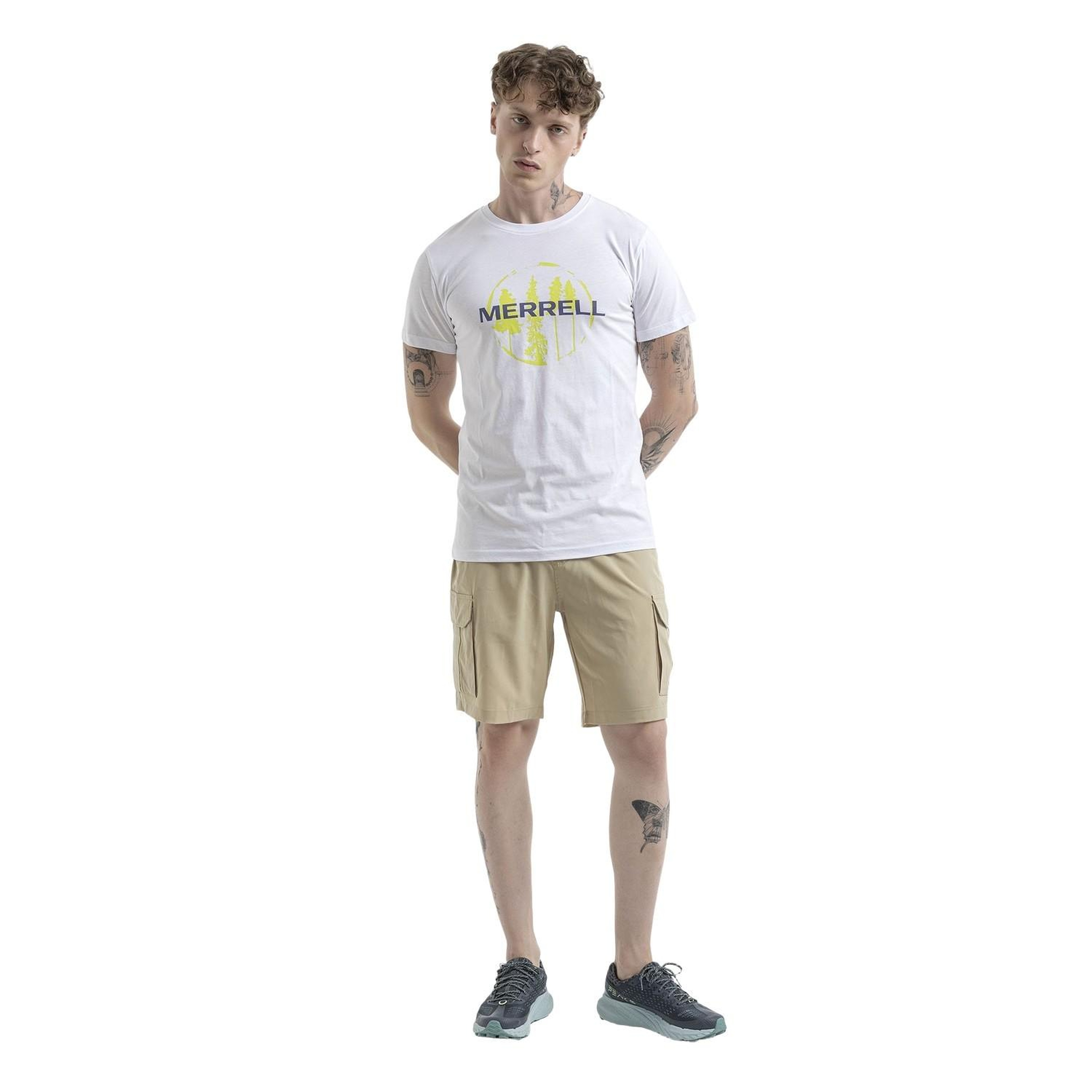 Merrell Talk Erkek Pembe Tişört