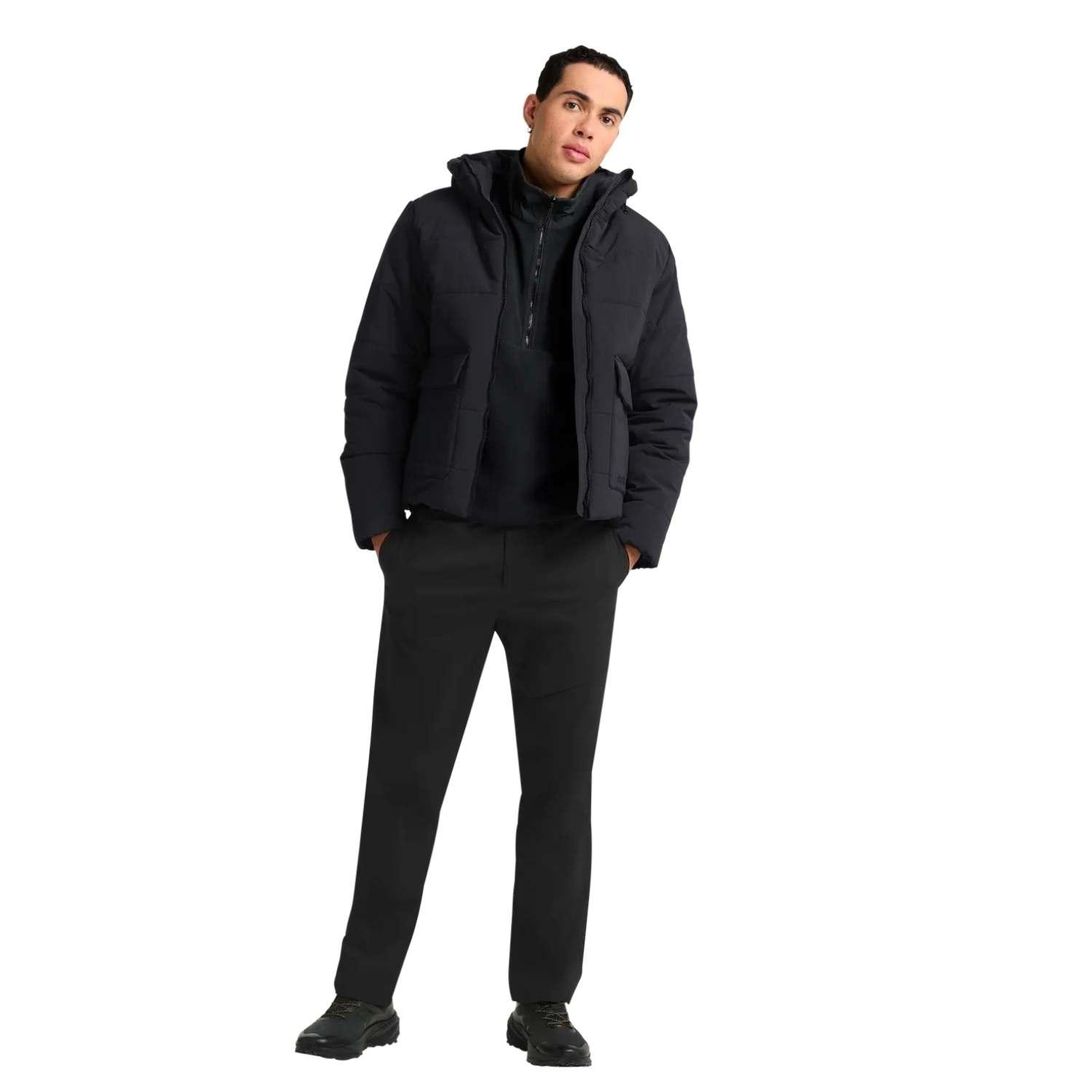 Jack Wolfskin Northern Lite Hooded Erkek Siyah Outdoor Ceketi