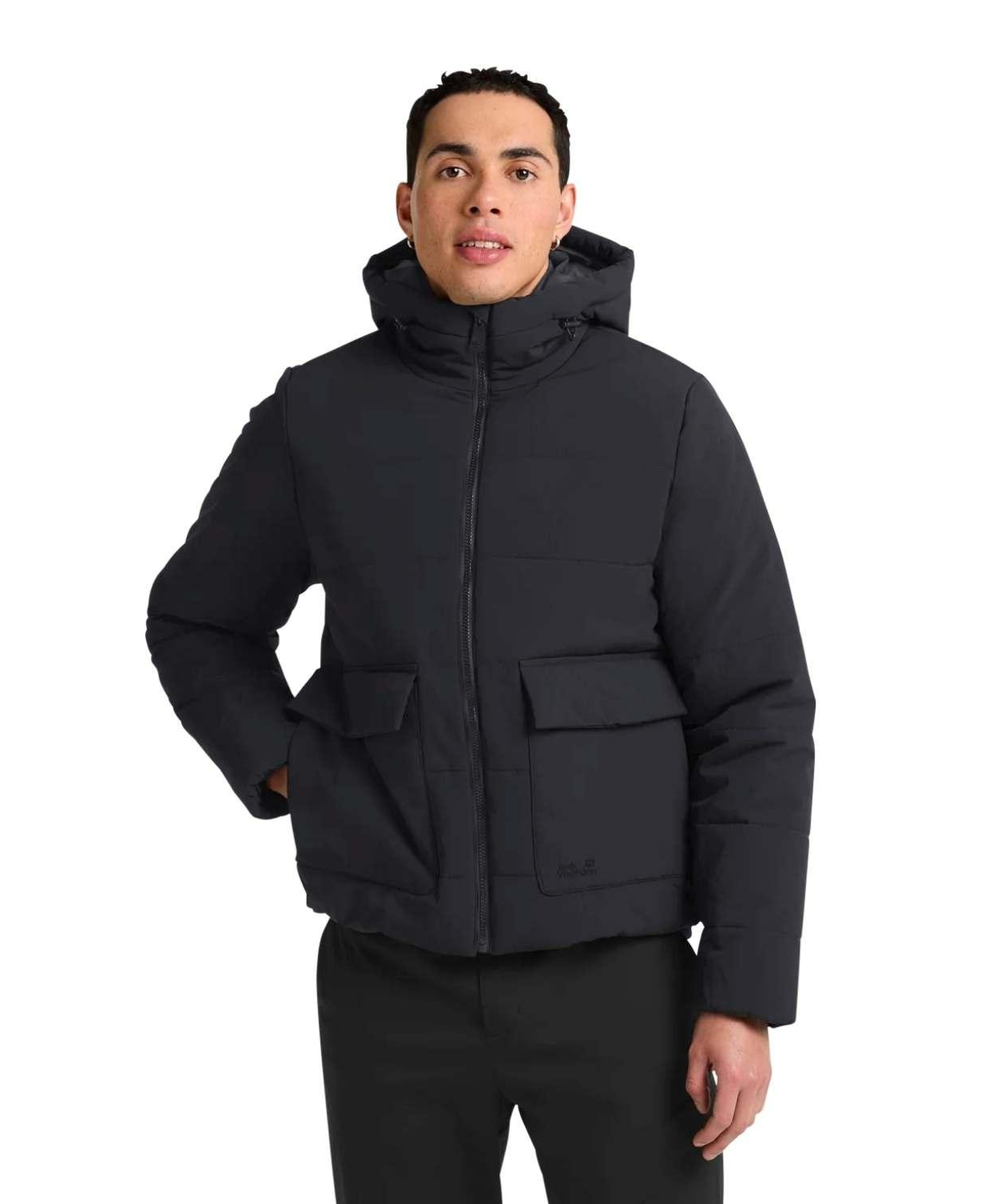Jack Wolfskin Northern Lite Hooded Erkek Siyah Outdoor Ceketi