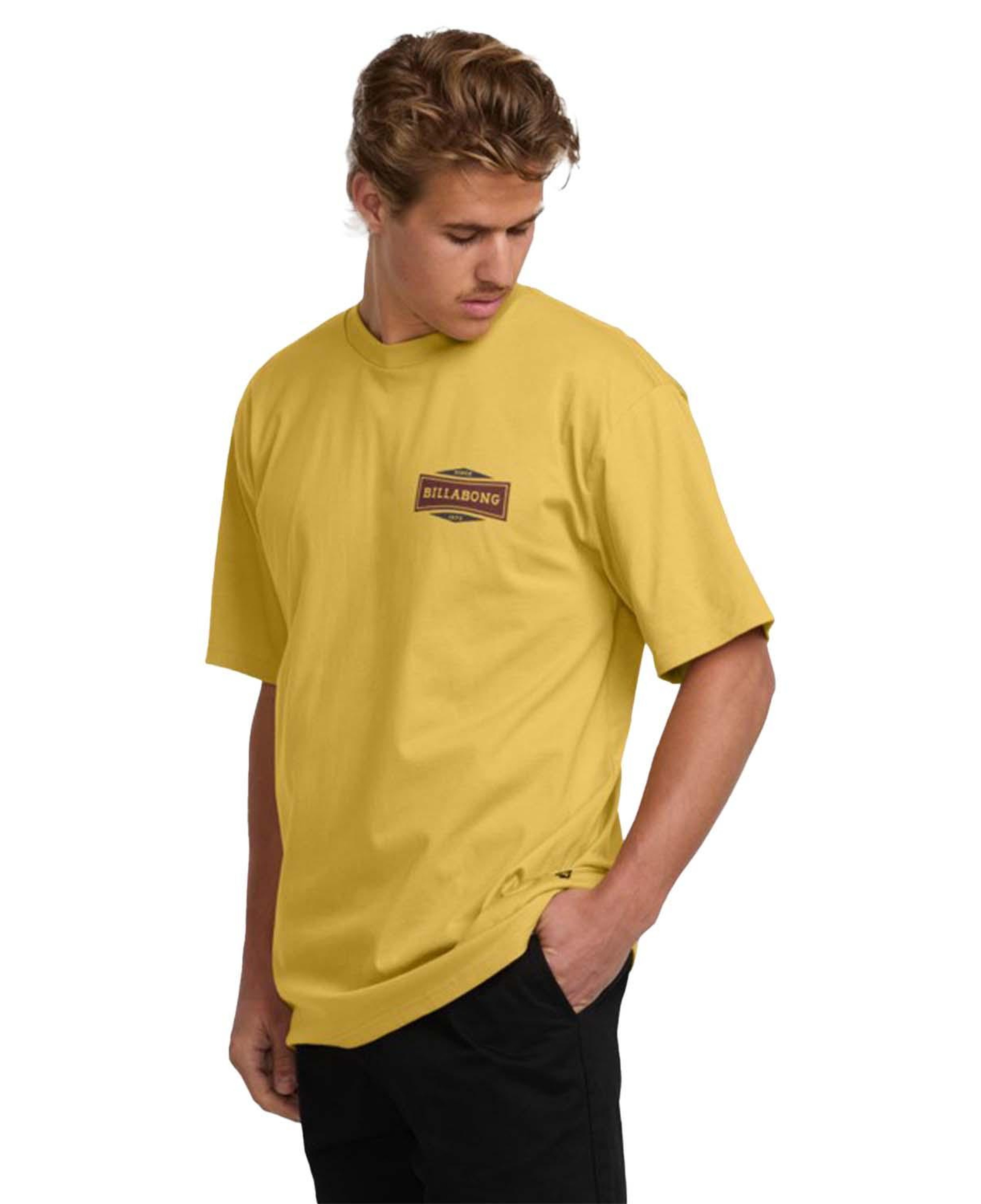 Billabong Walled Regular Erkek Sarı Tişört