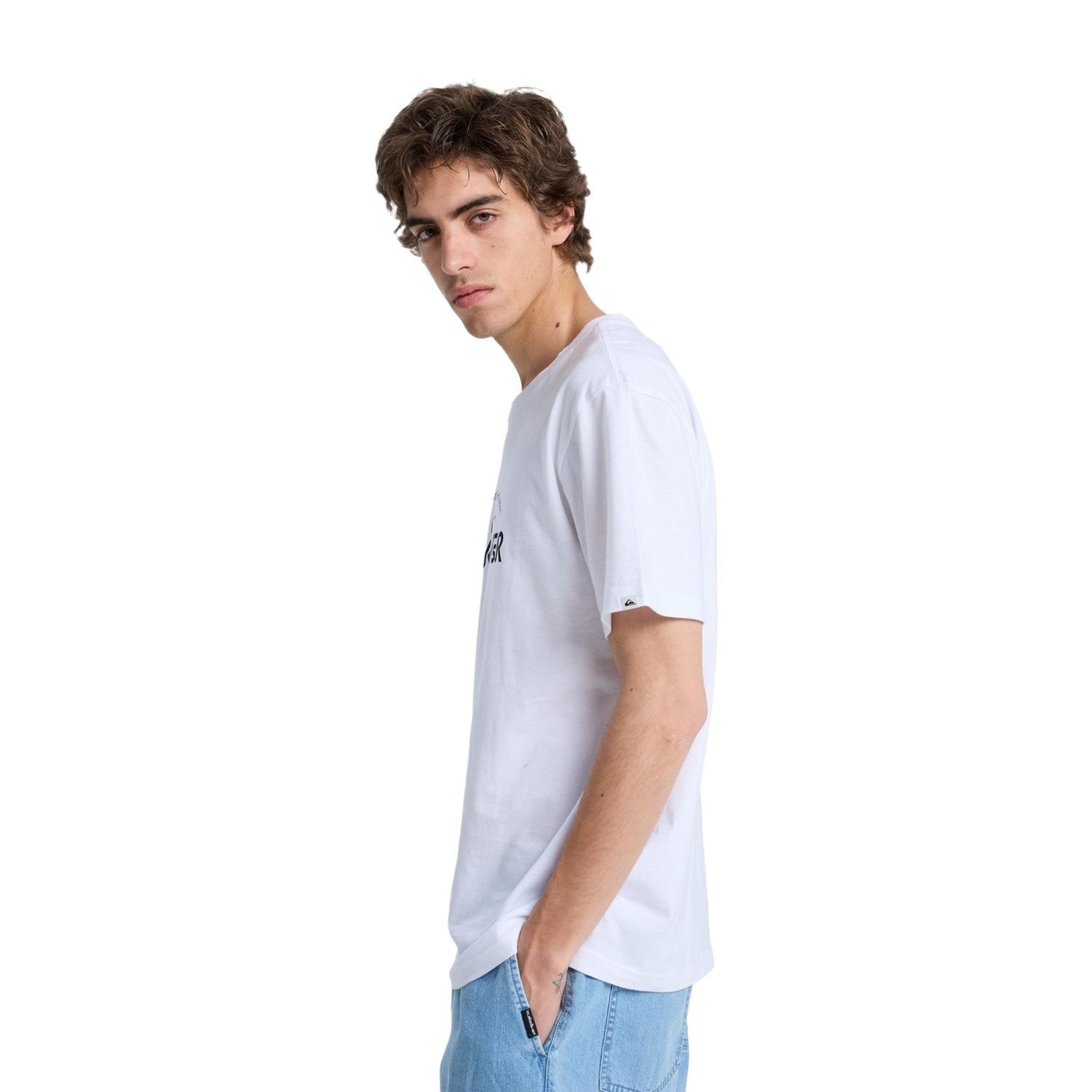 Quiksilver Ev Vista Erkek Beyaz Tişört