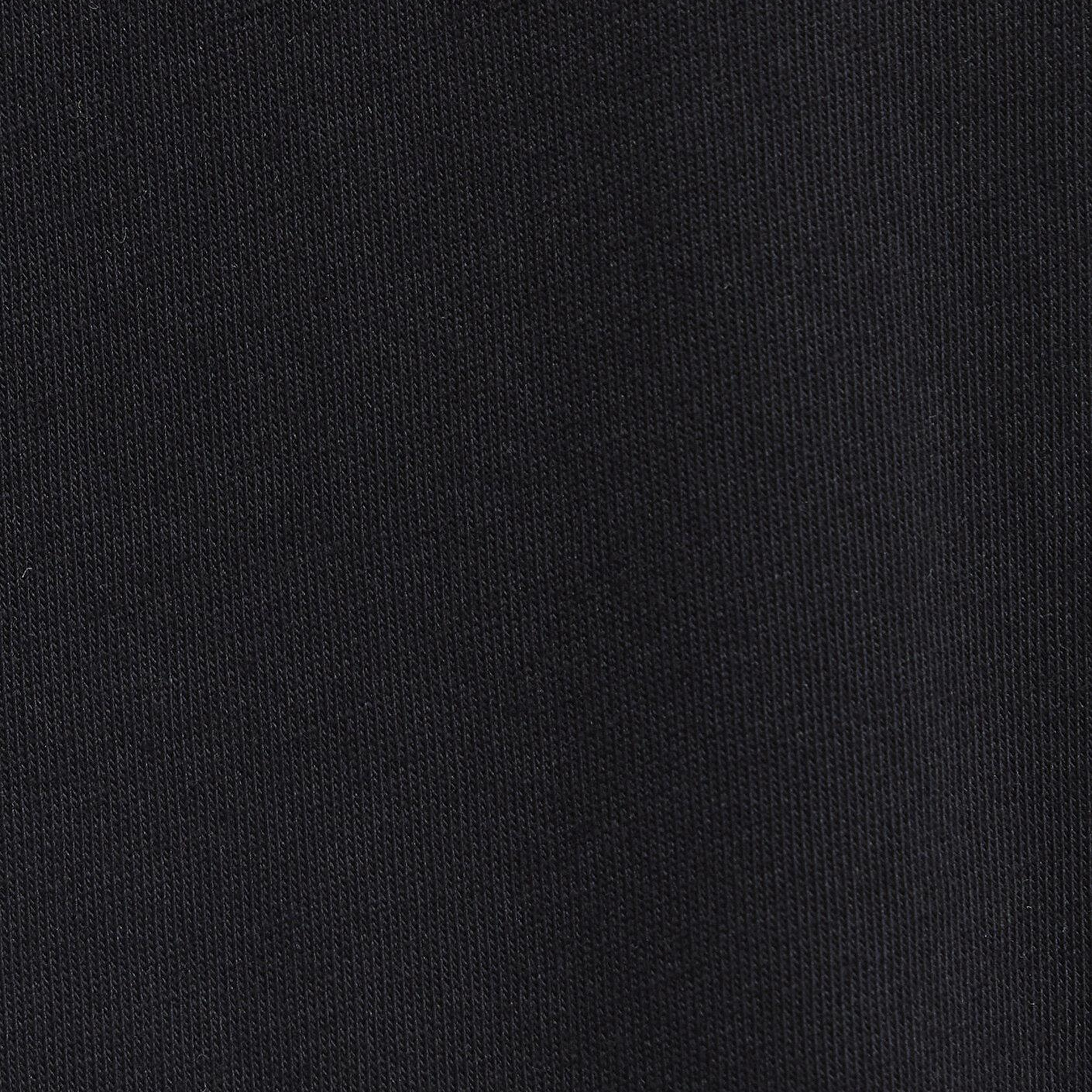 Mavi Sırt Baskılı Siyah Tişört Oversize / Geniş Kesim 0613354-900