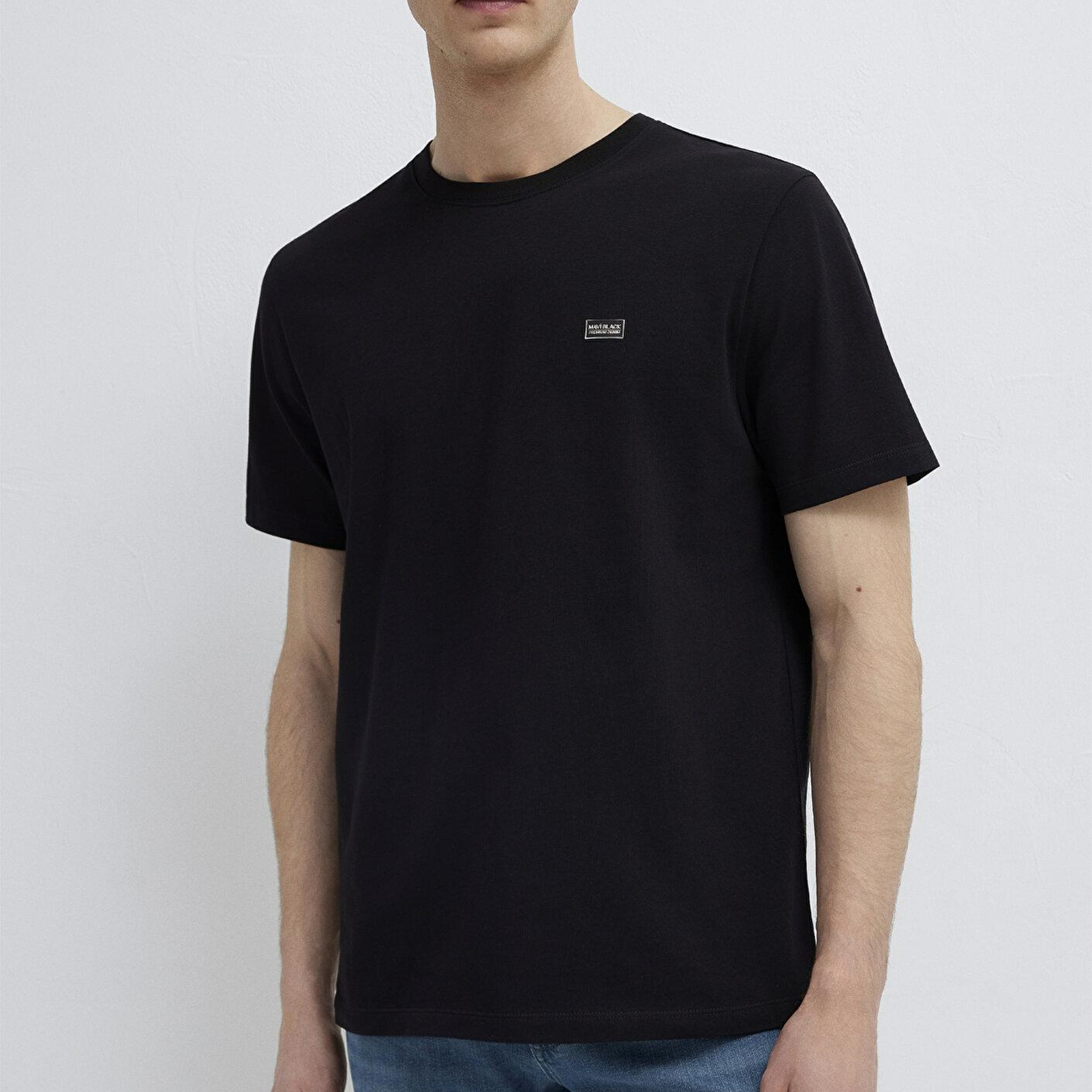 Mavi Mavi Black Siyah Tişört Regular Fit / Normal Kesim 0613660-900