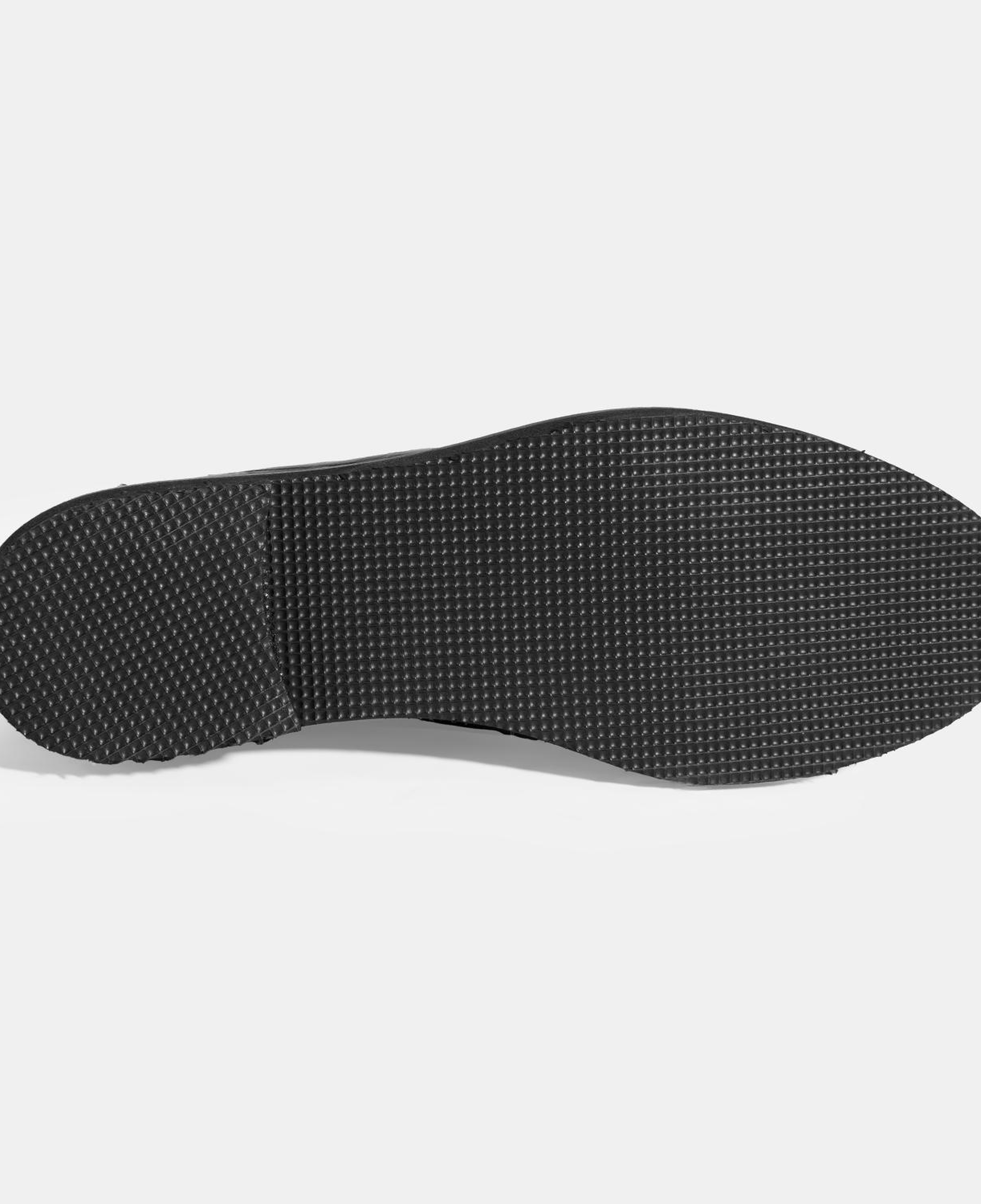 Kadın Siyah Kroko Baskılı Toka Detaylı Deri Loafer