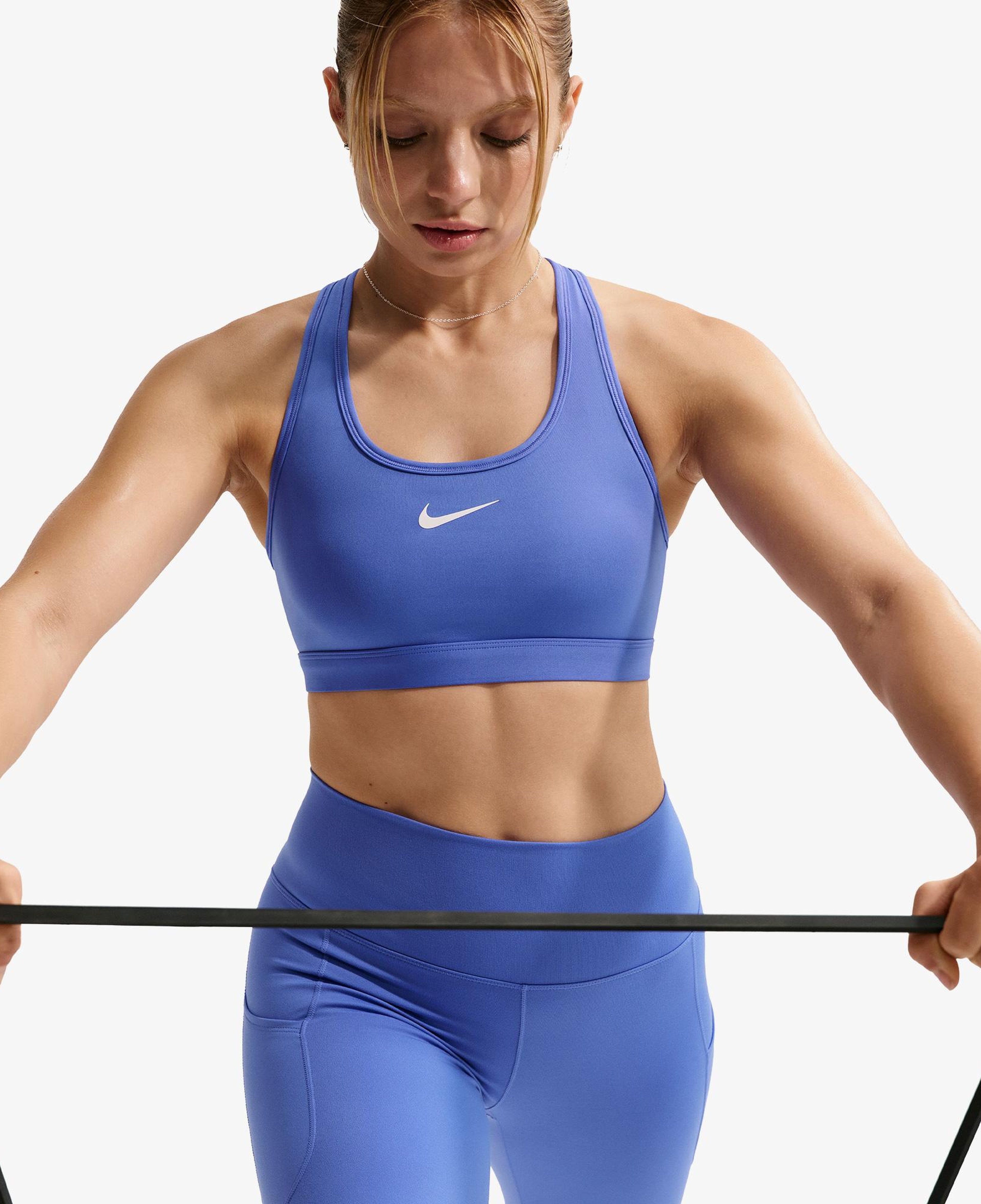 Nike Swoosh Kadın Mor Bra