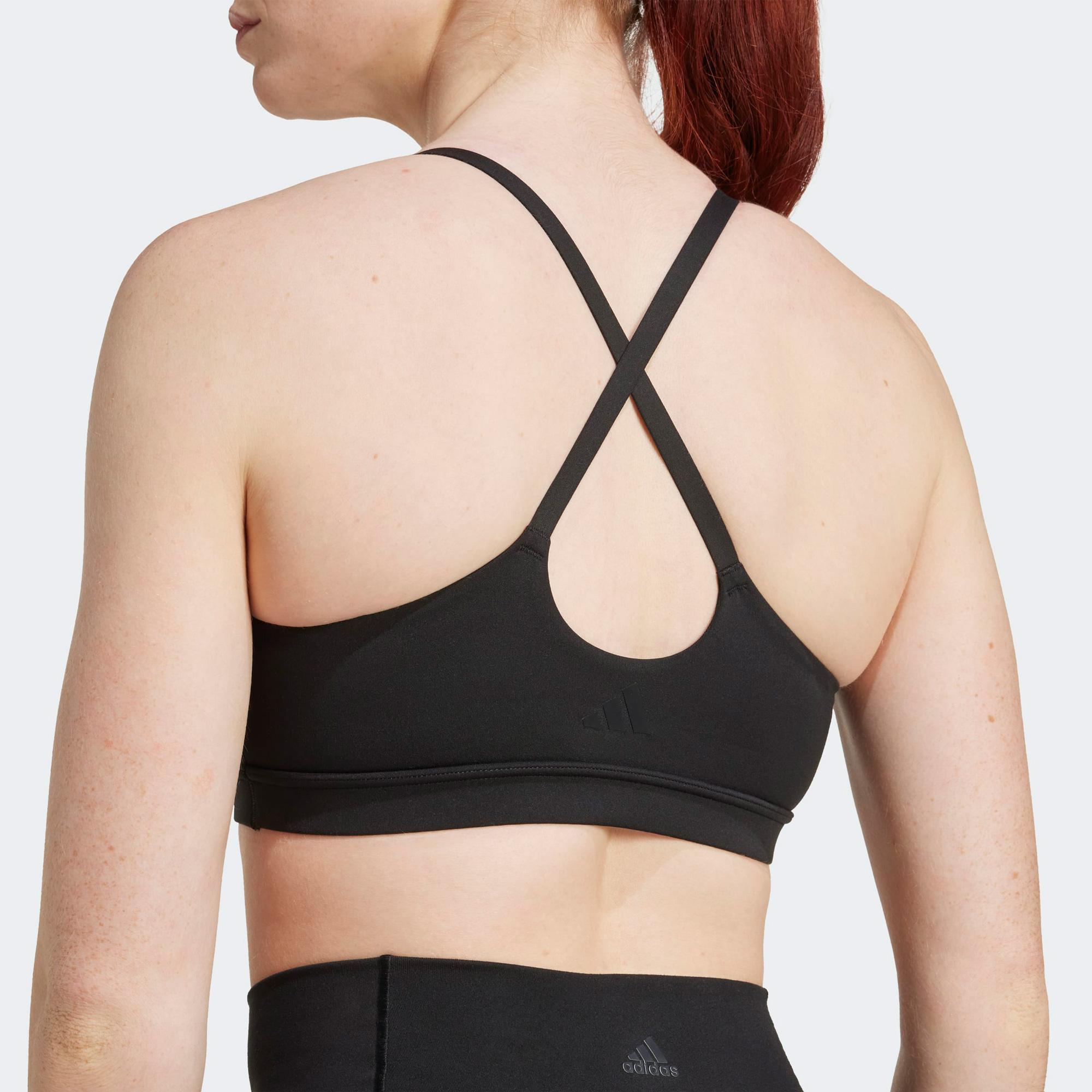 adidas All Me Light Support Kadın Siyah Bra