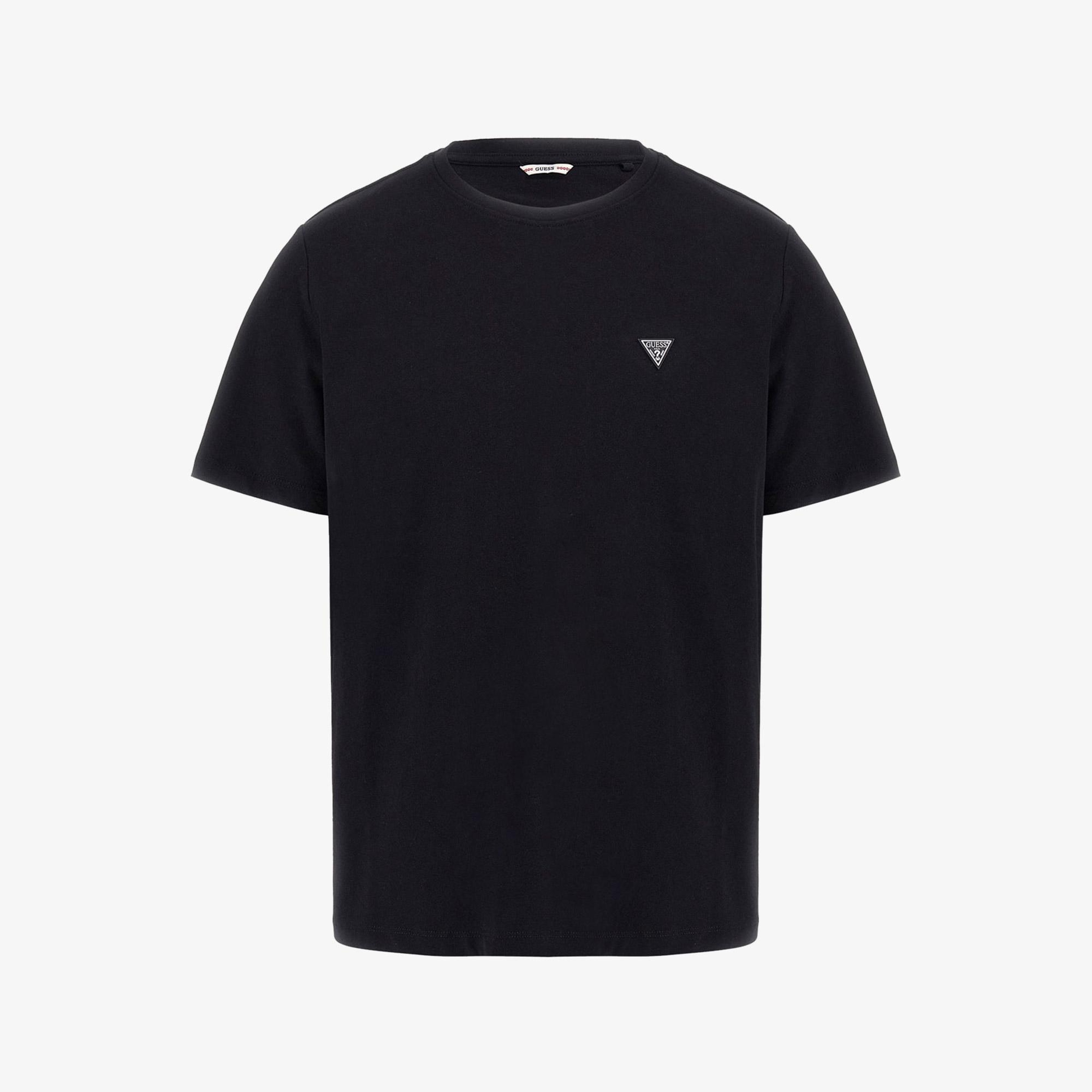 Guess Patch Regular Fit Erkek Siyah T-Shirt