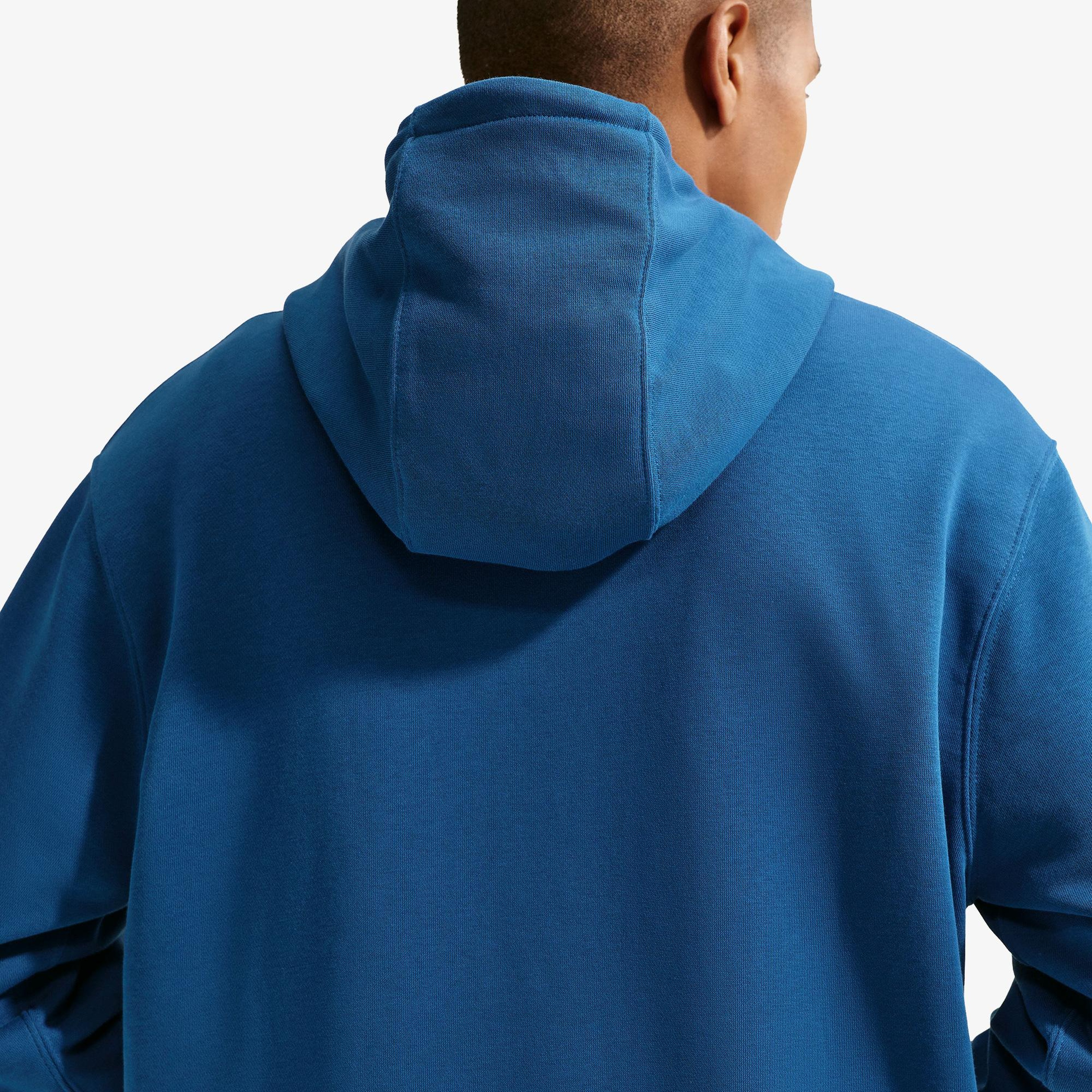Nike Club Erkek Mavi Hoodie