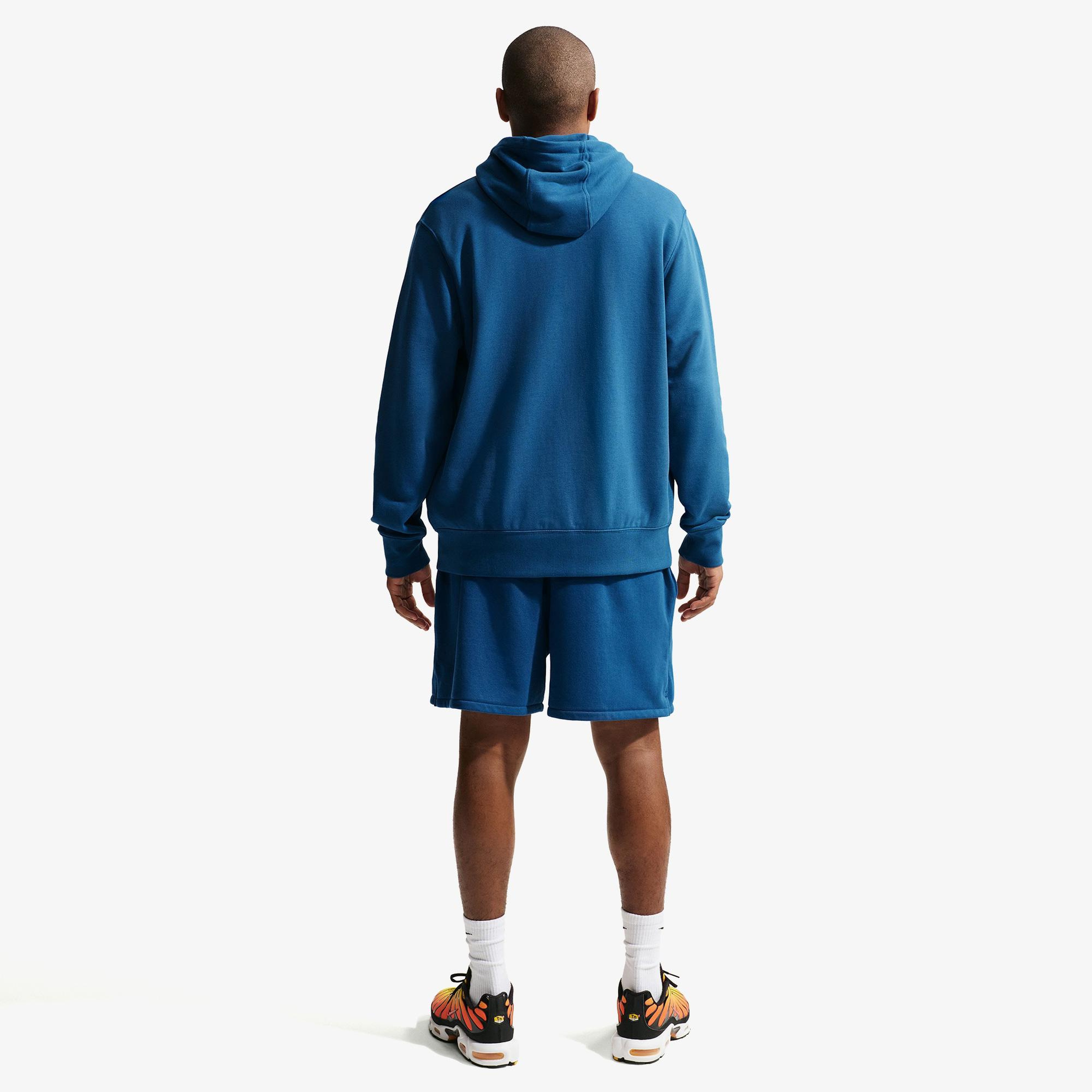 Nike Club Erkek Mavi Hoodie