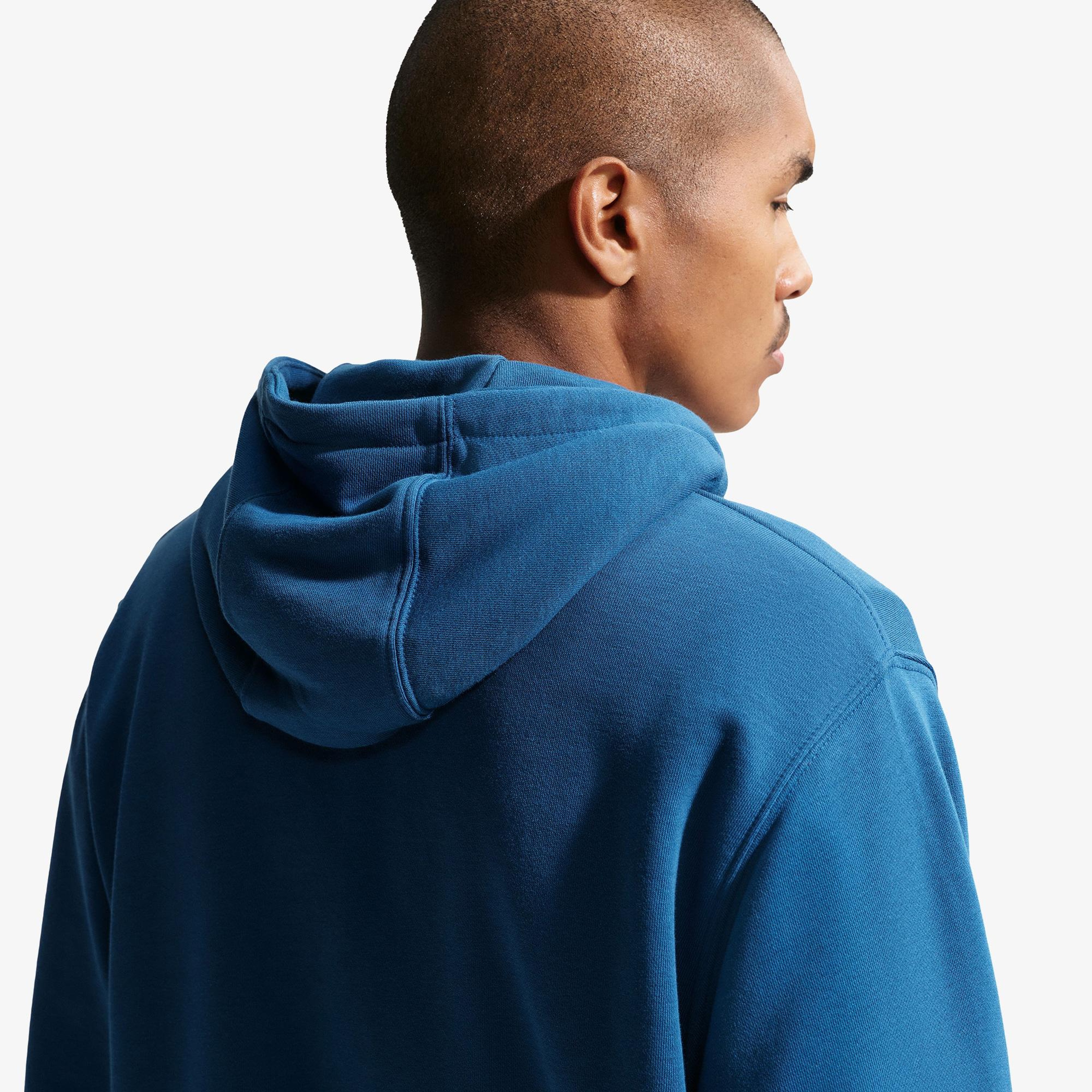 Nike Club Erkek Mavi Hoodie