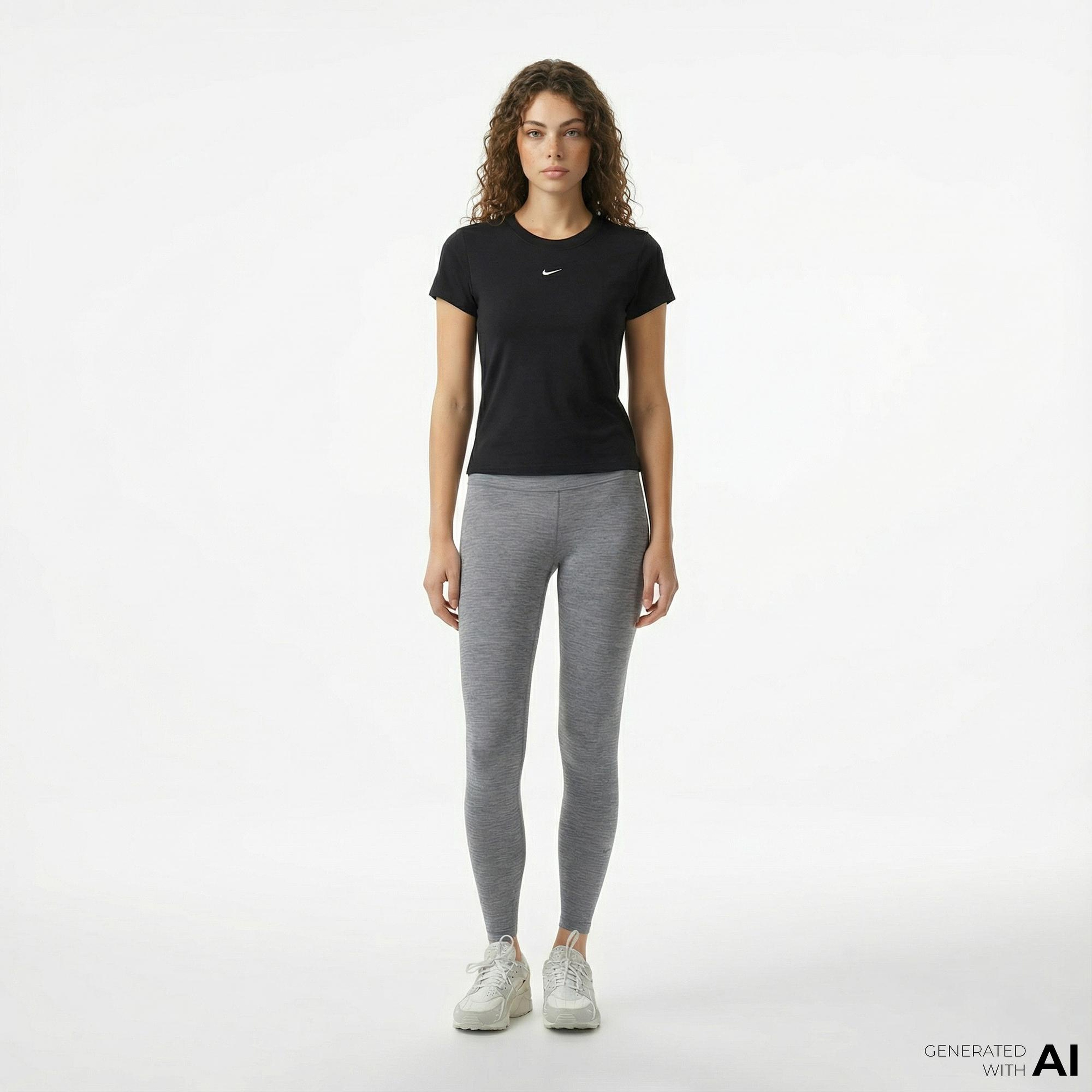 Nike Dri-Fit One Kadın Gri Tayt