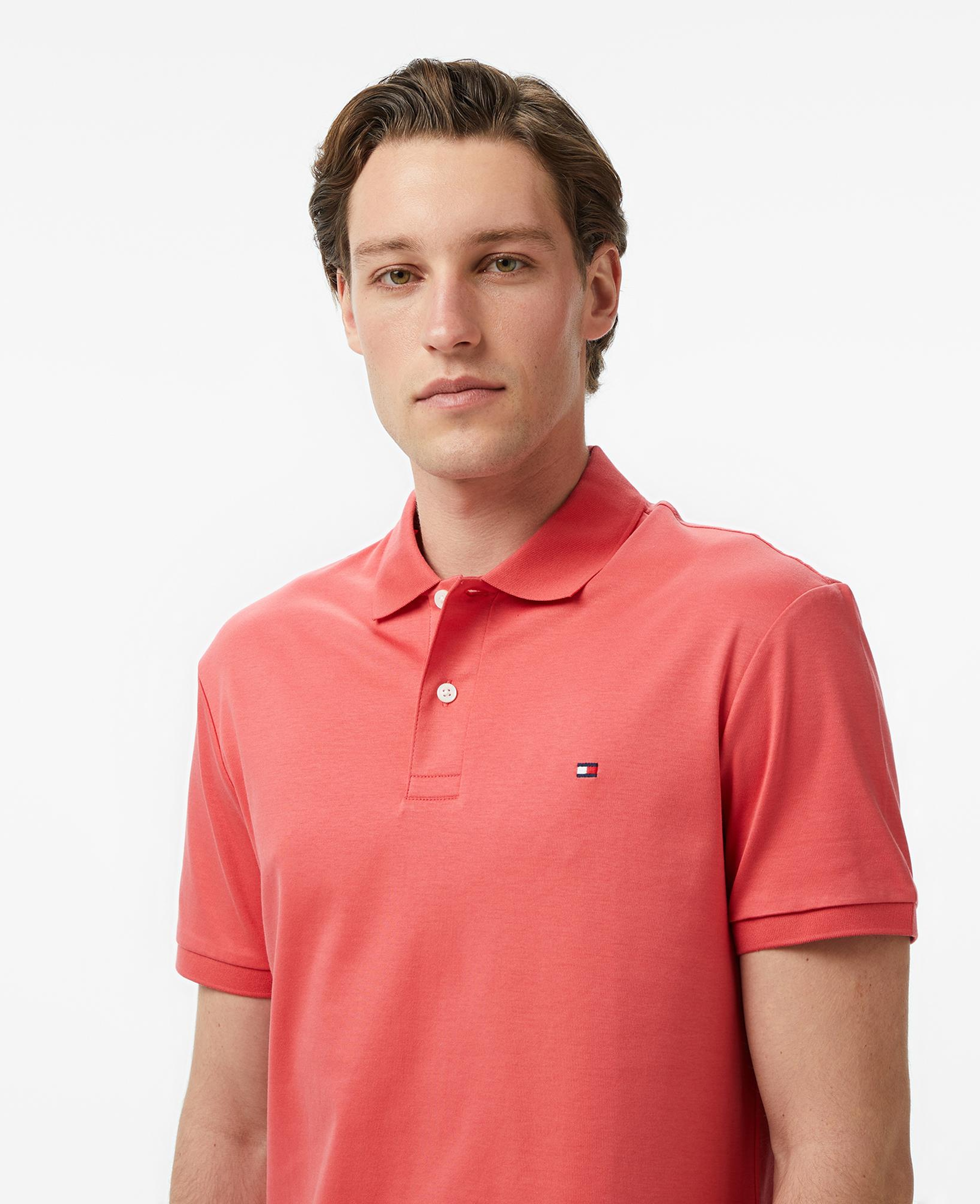 Tommy Hilfiger Core Essentials Erkek Kırmızı Polo Yaka T-Shirt