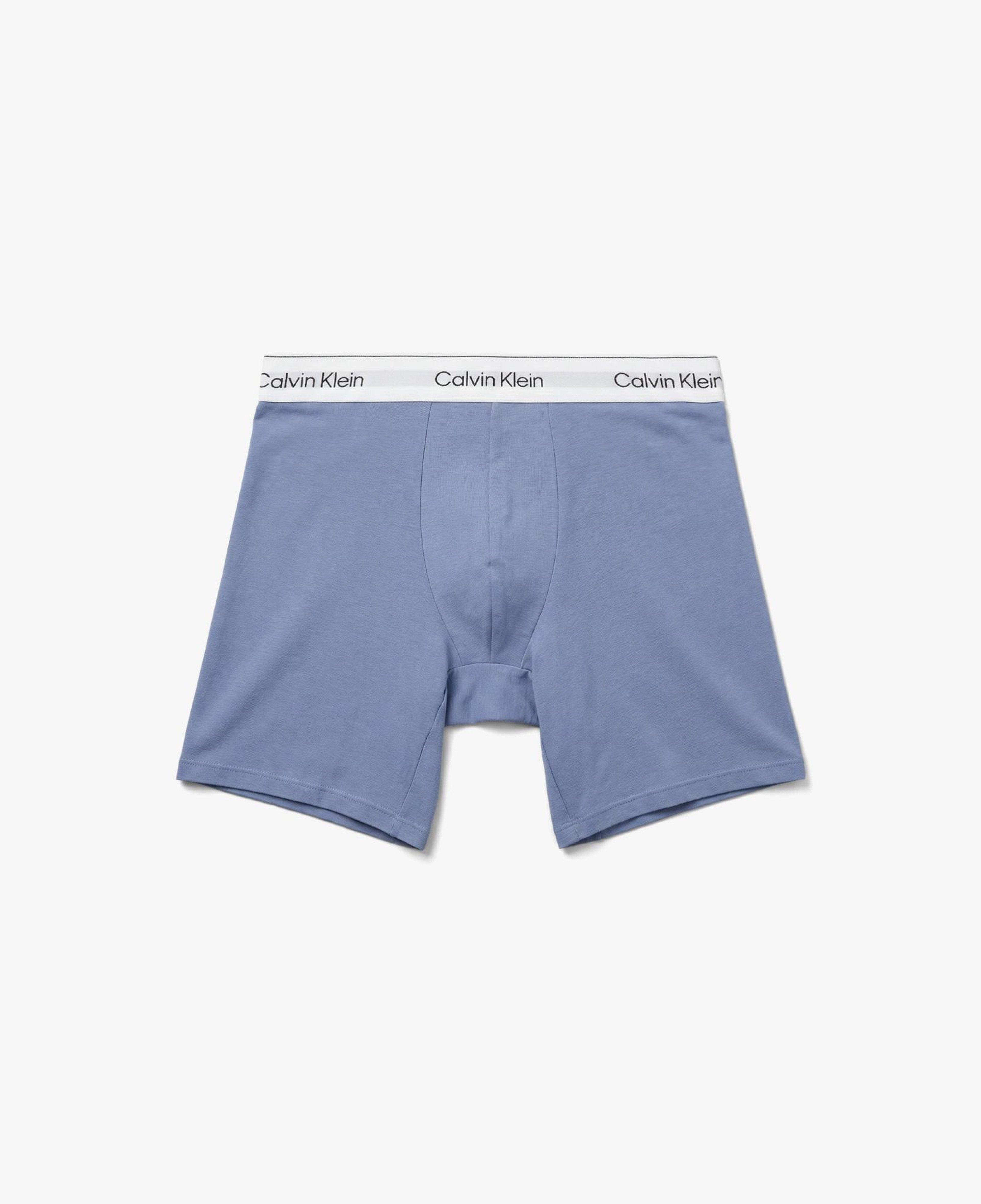 Calvin Klein Brief 3'lü Erkek Mavi Boxer