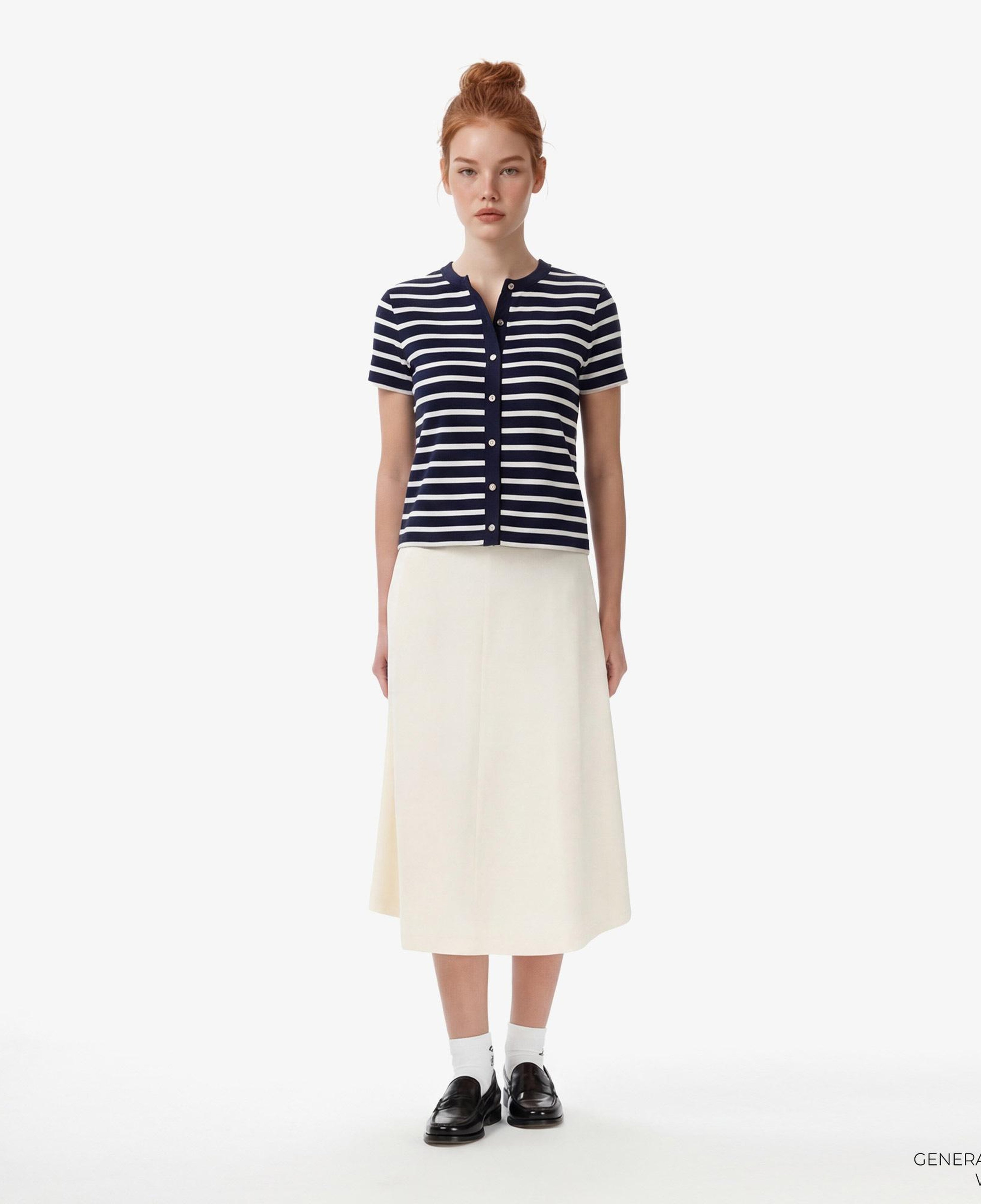 Tommy Hilfiger Gold Button Kadın Lacivert T-Shirt