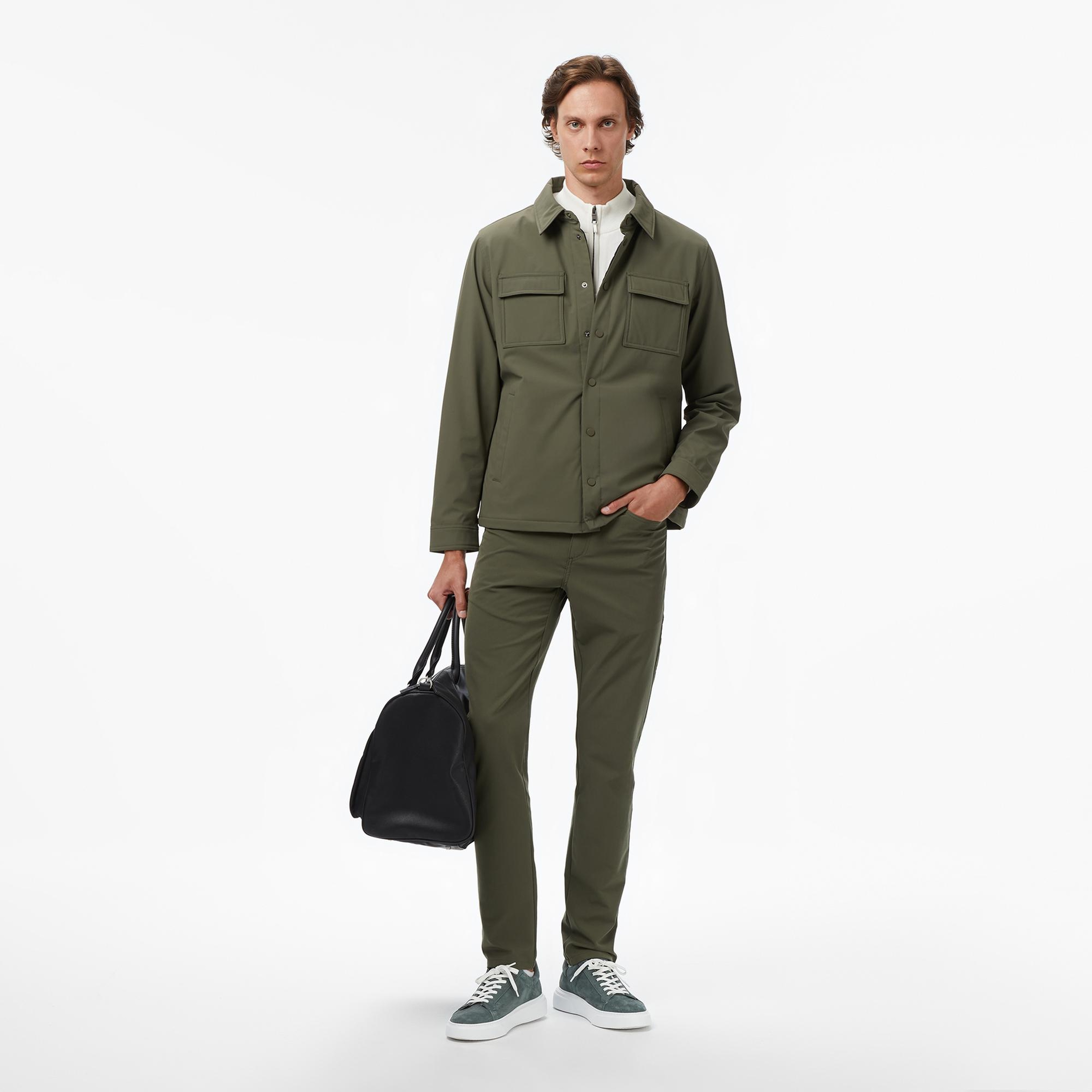 Nautica Erkek Yeşil Slim Fit Pantolon