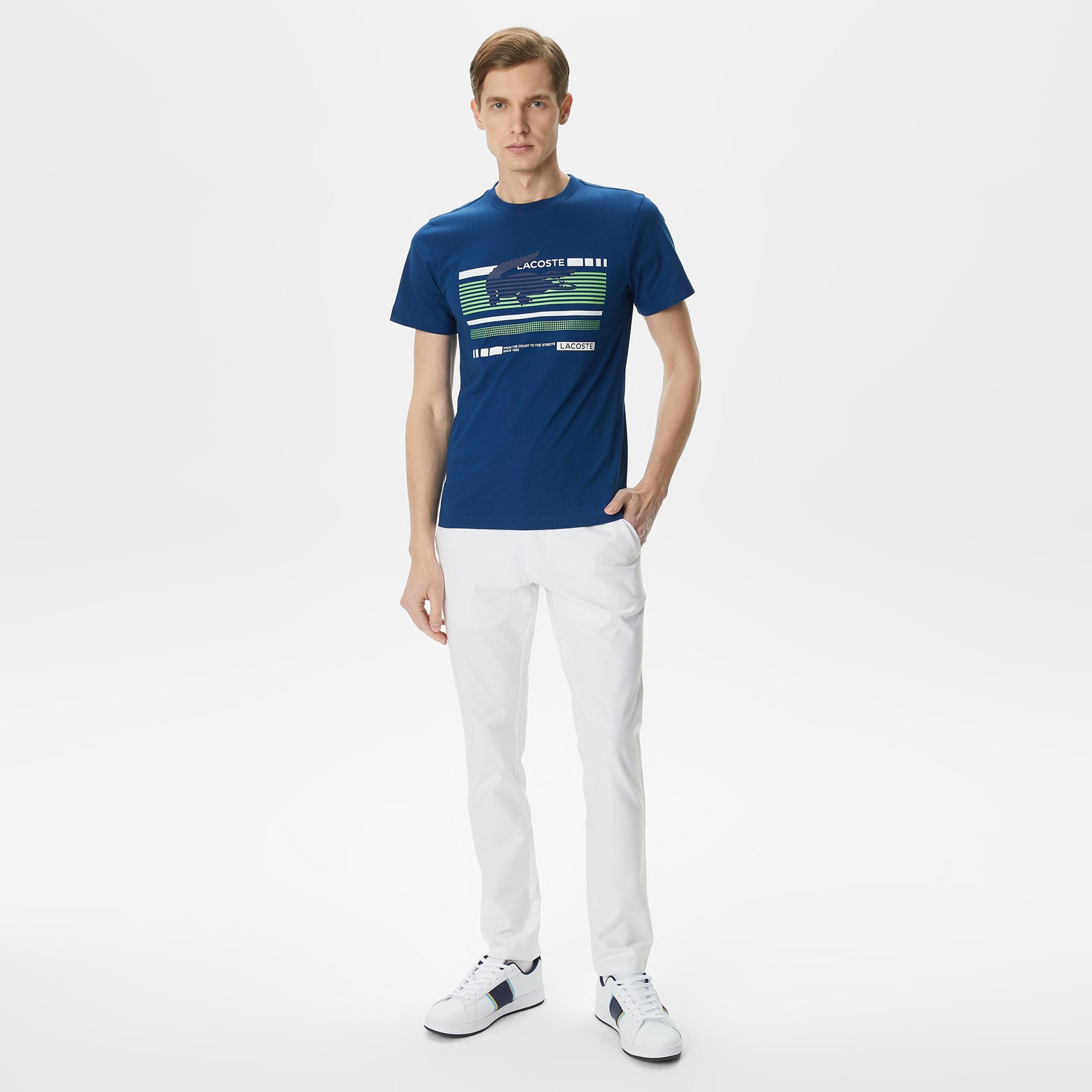 Lacoste Erkek Slim Fit Chino Beyaz Pantolon