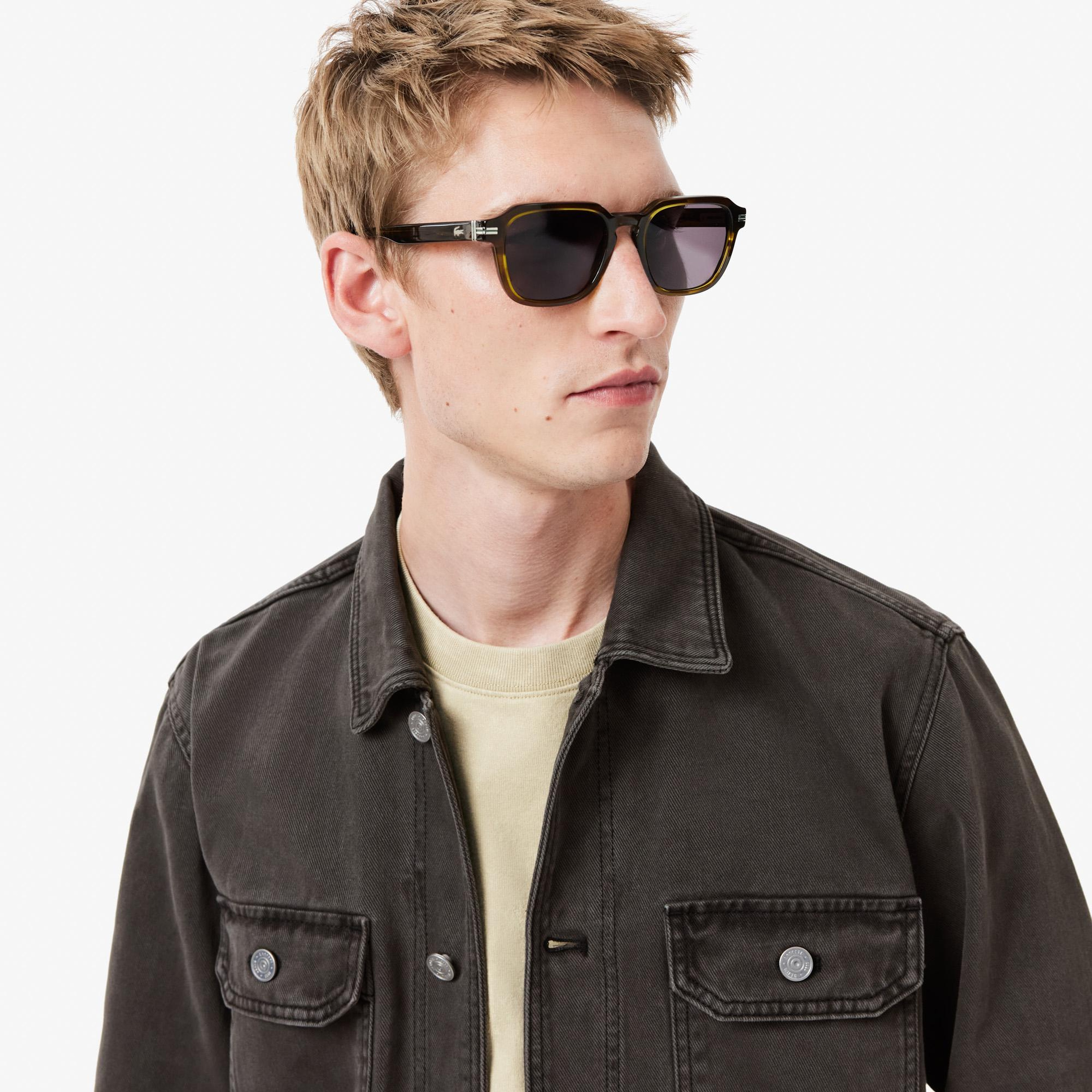 Lacoste Erkek Oversize Fit Gri Gömlek