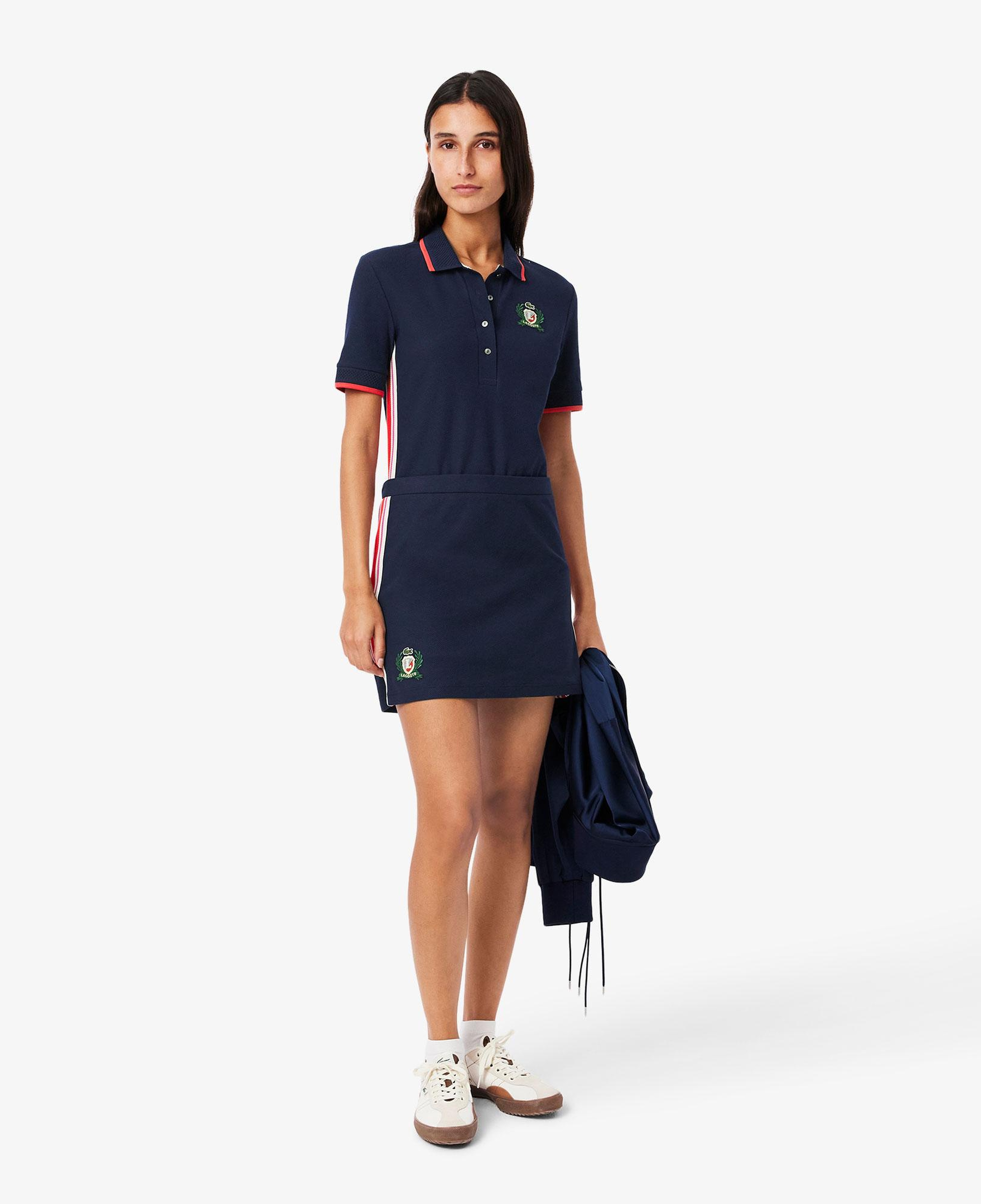 Lacoste Kadın Renk Bloklu Lacivert Etek