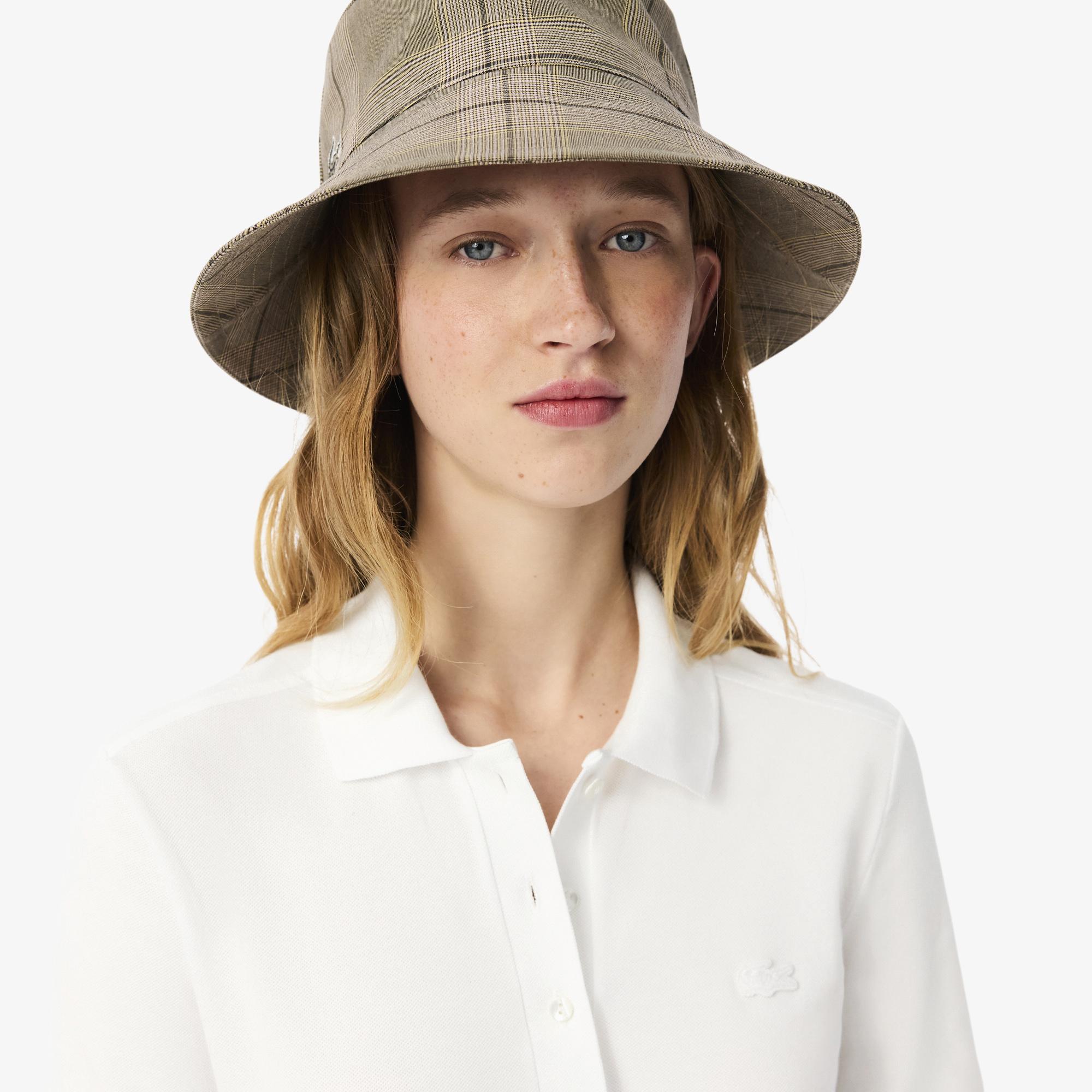 Lacoste Kadın Slim Fit Uzun Kollu Beyaz Polo