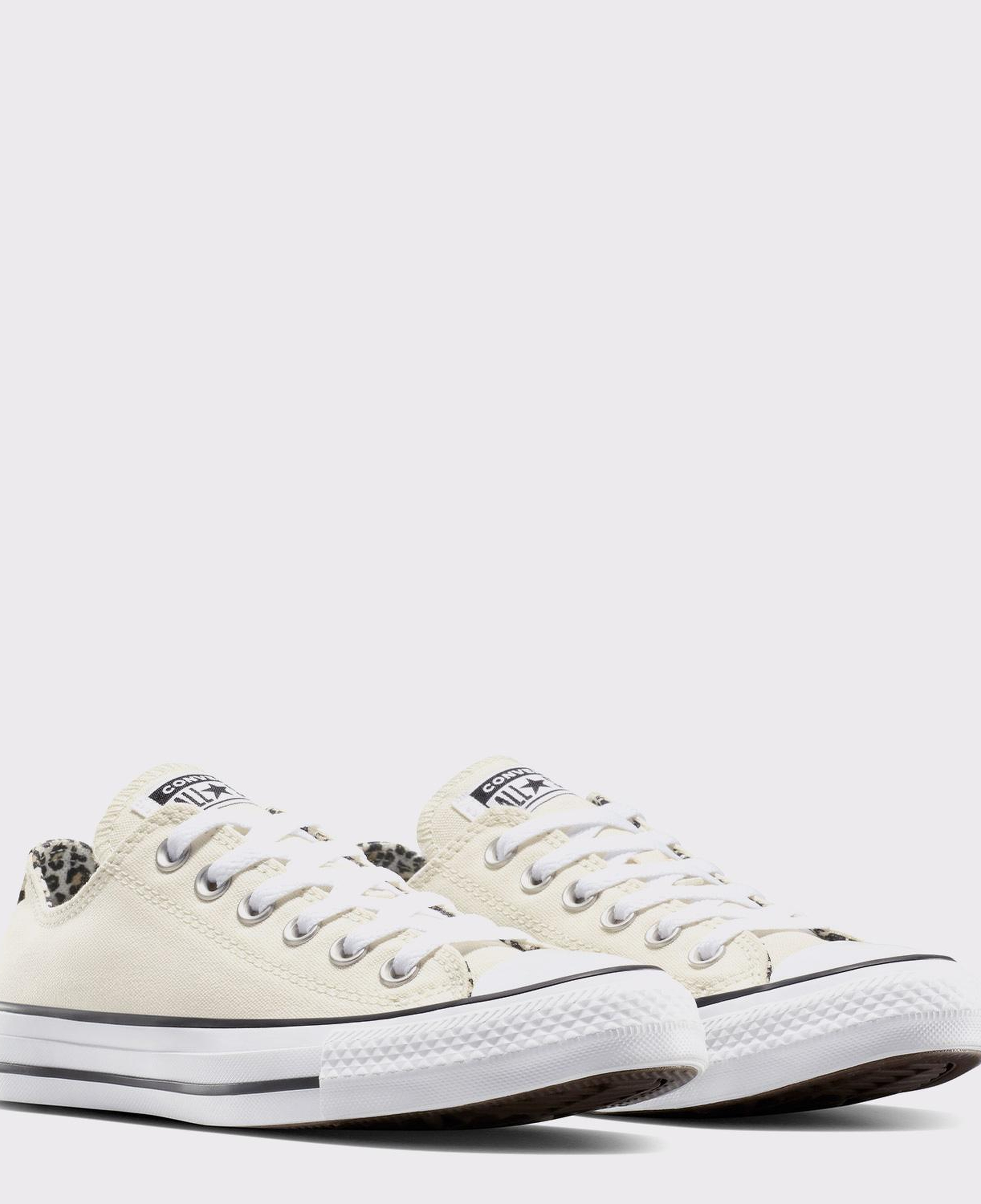 Converse Chuck Taylor All Star Leopard Unisex Krem Sneaker