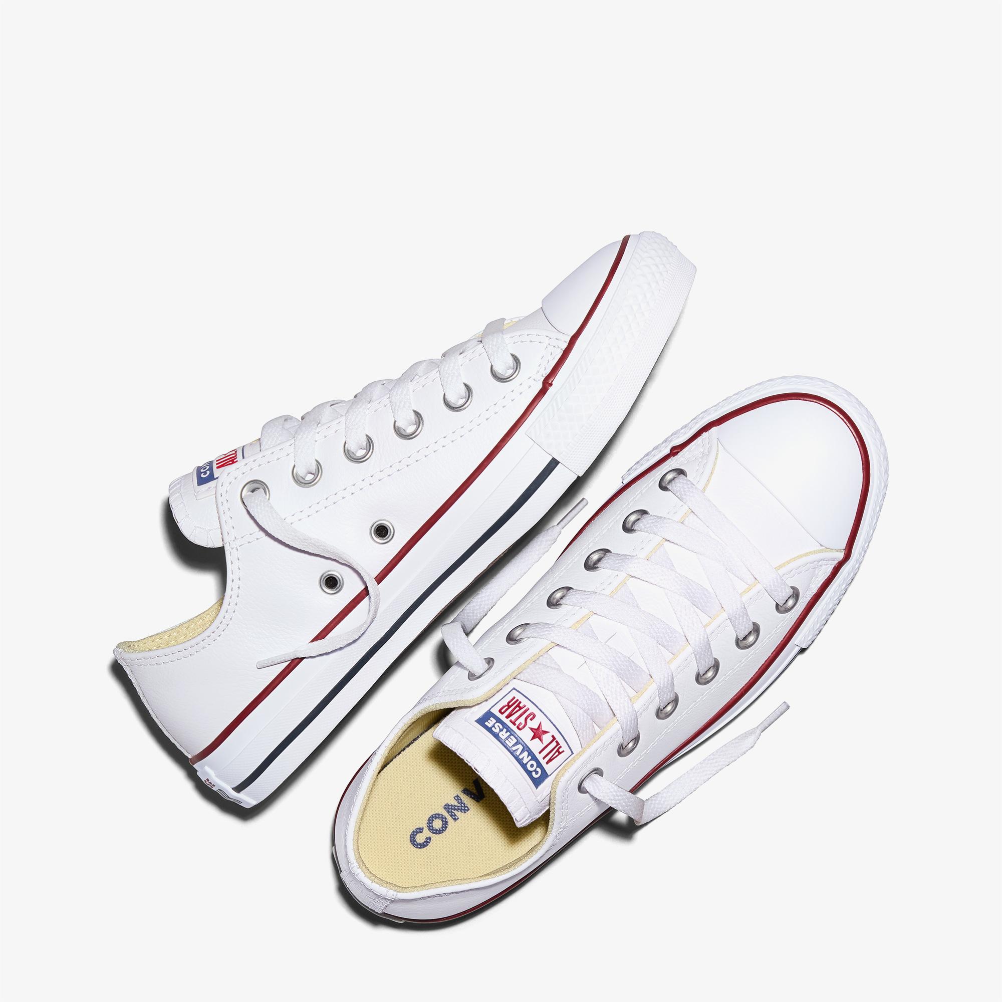 Converse Chuck Taylor All Star Unisex Beyaz Deri Sneaker