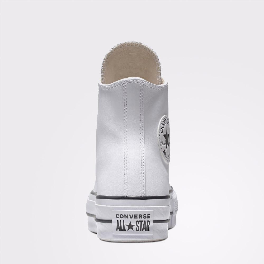 Converse Chuck Taylor All Star Lift Unisex Beyaz Deri Platform Sneaker