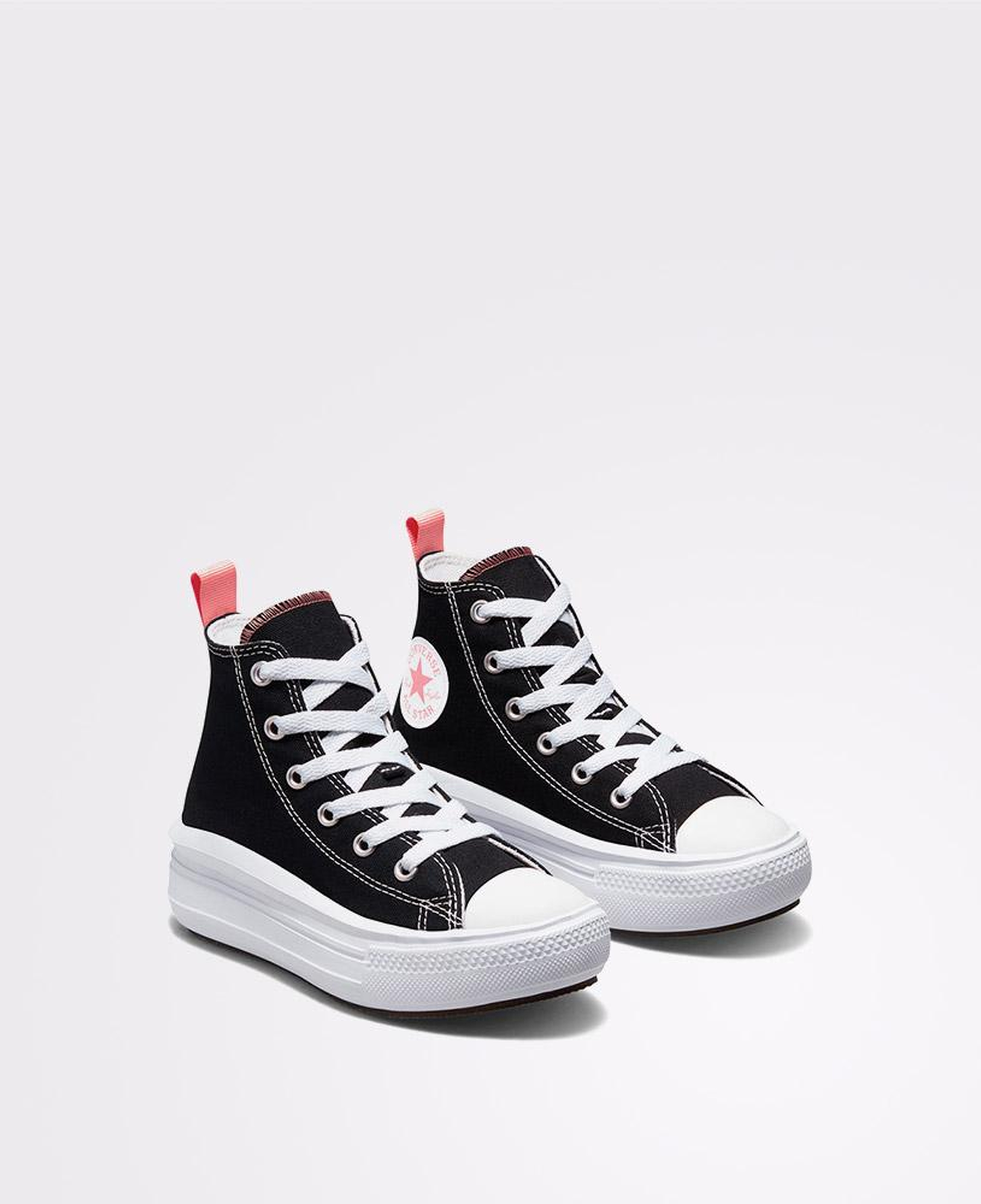 Converse Chuck Taylor All Star Move Çocuk Siyah Platform Sneaker