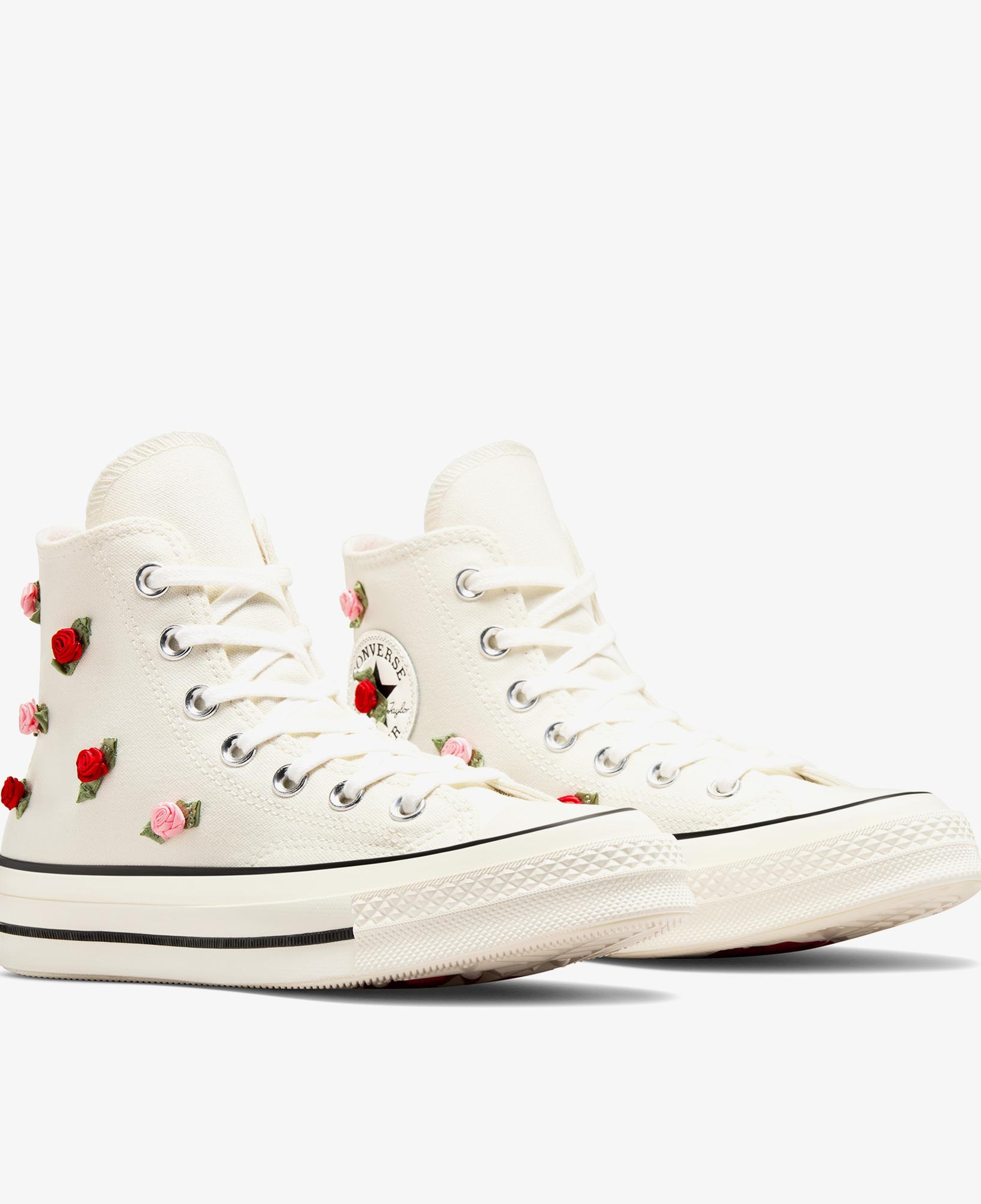 Converse Chuck 70 Roses Unisex Krem Sneaker