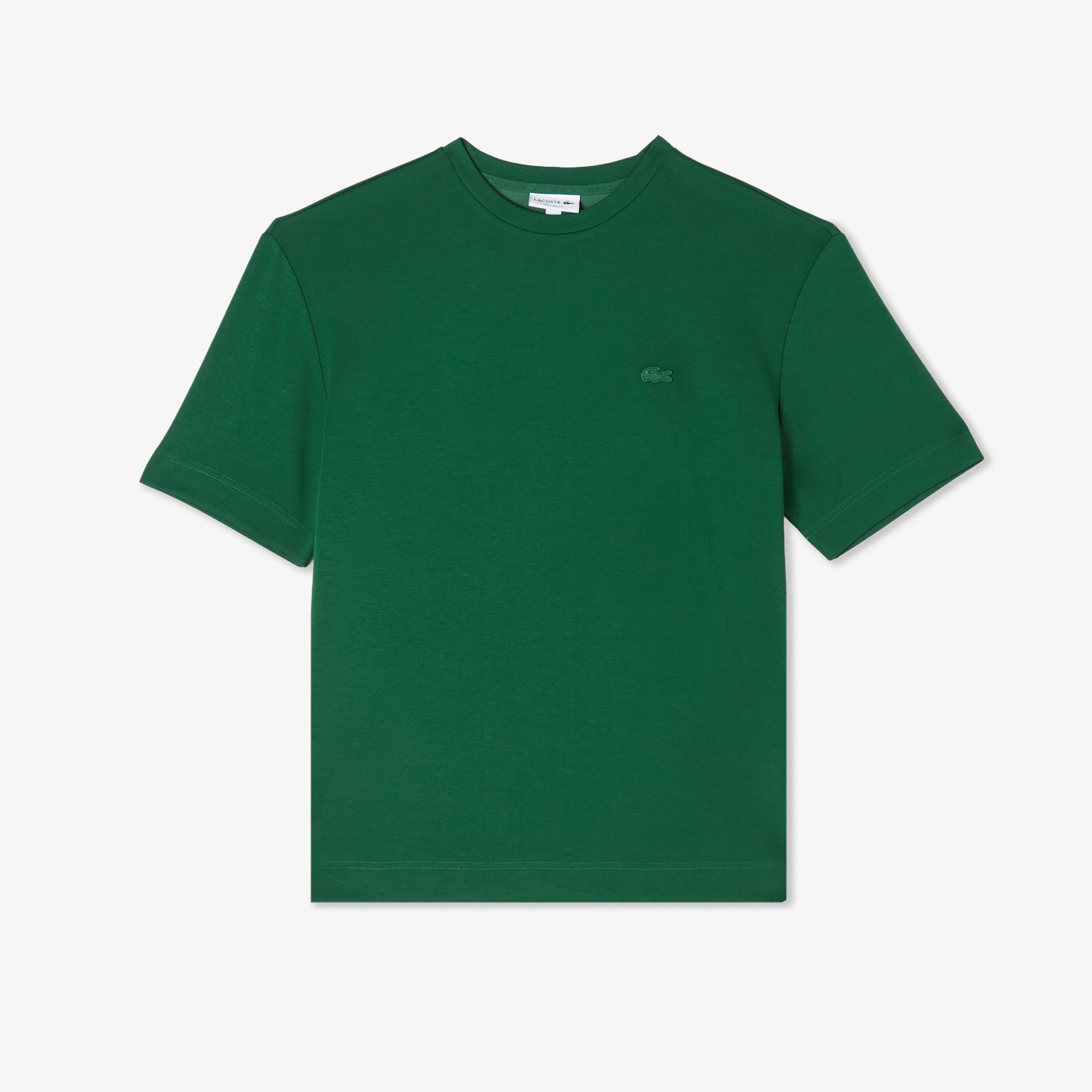 Lacoste Erkek Oversize Fit Bisiklet Yaka Yeşil T-Shirt