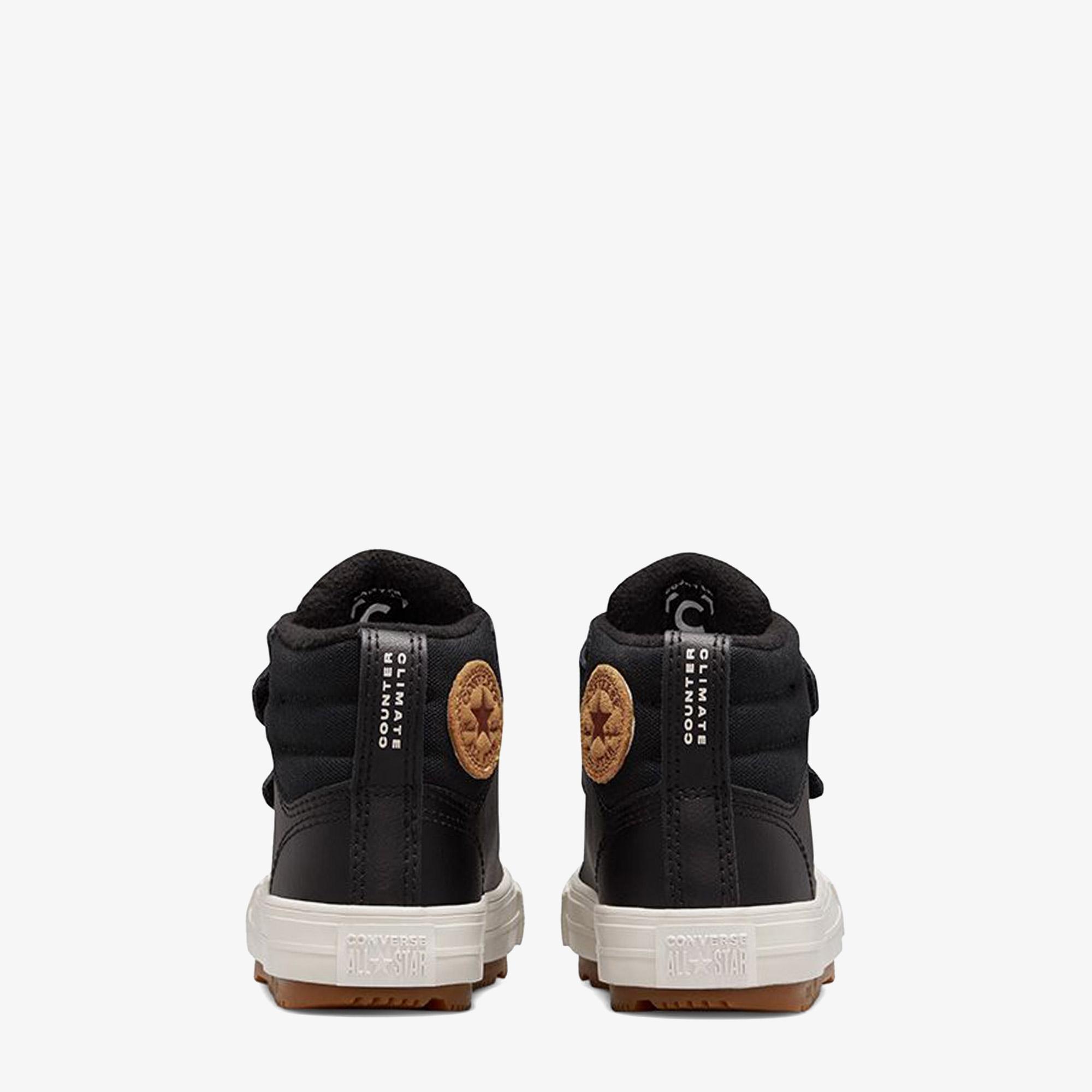 Converse Chuck Taylor All Star Berkshire Çocuk Siyah Deri Bot
