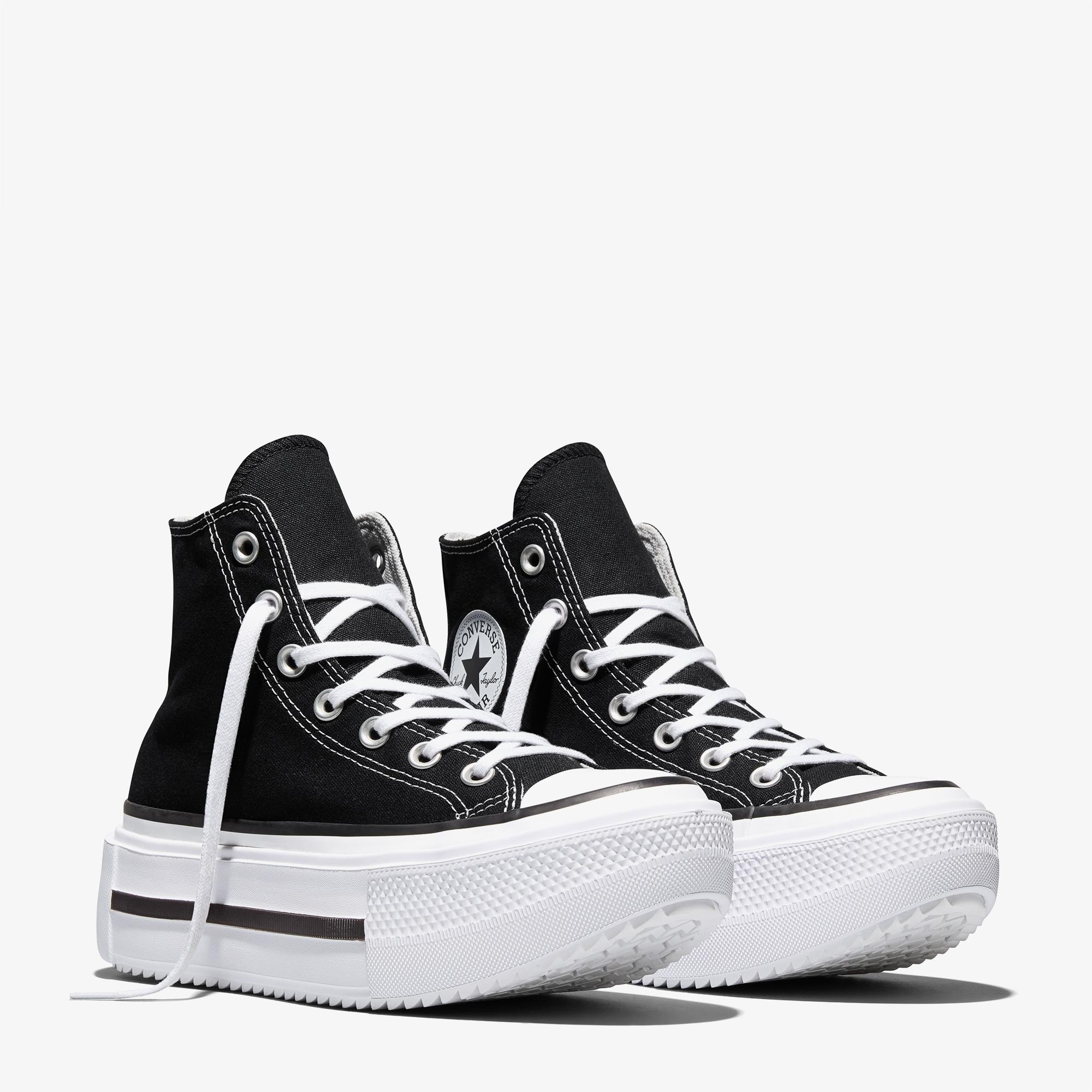 Converse Chuck Taylor All Star Lift Double Stack Unisex Siyah Sneaker