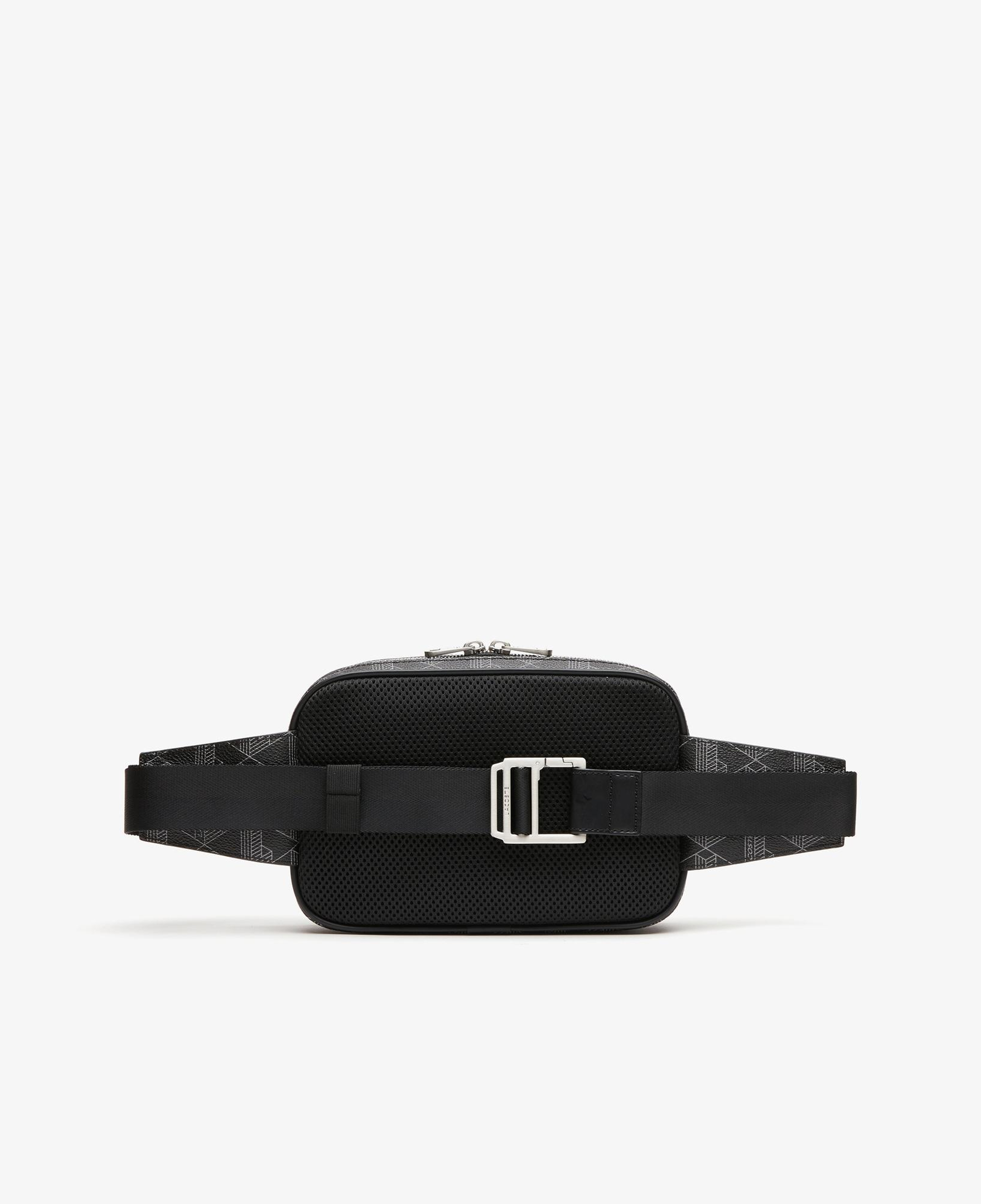 Lacoste The Blend Erkek Monogram Siyah Bel Çantası