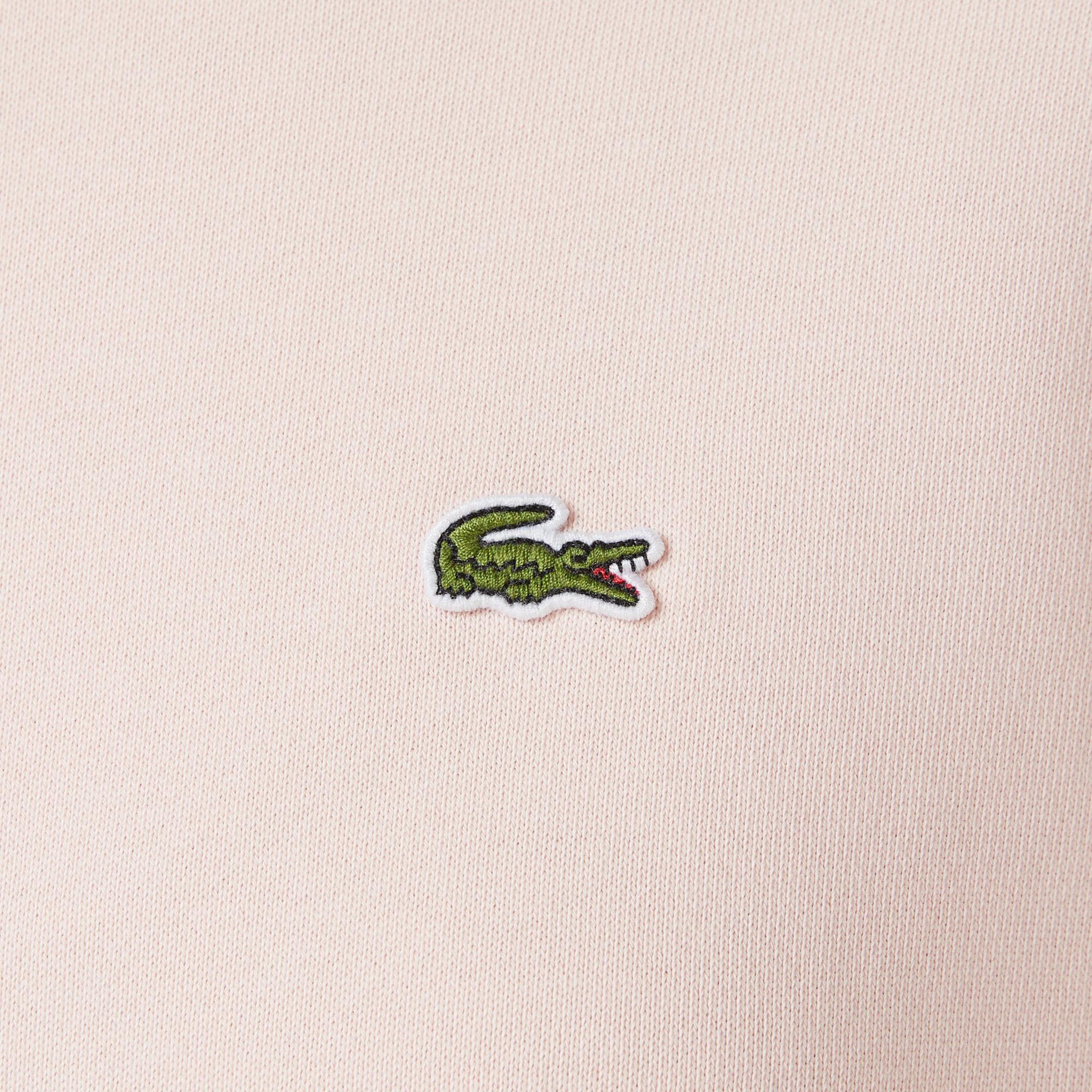 Lacoste Kadın Relaxed Fit Bisiklet Yaka Pembe Sweatshirt