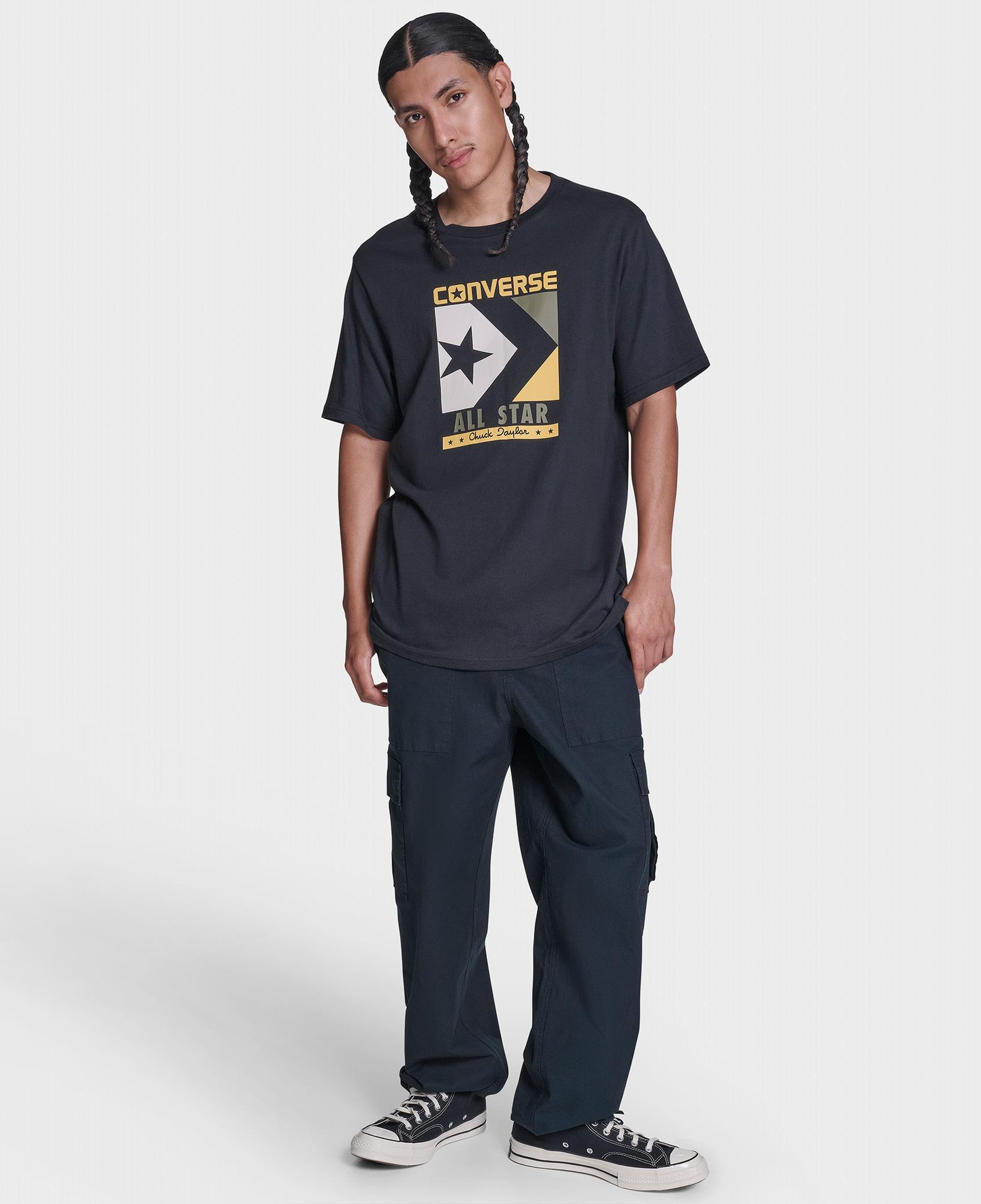 Converse Erkek Siyah T-Shirt