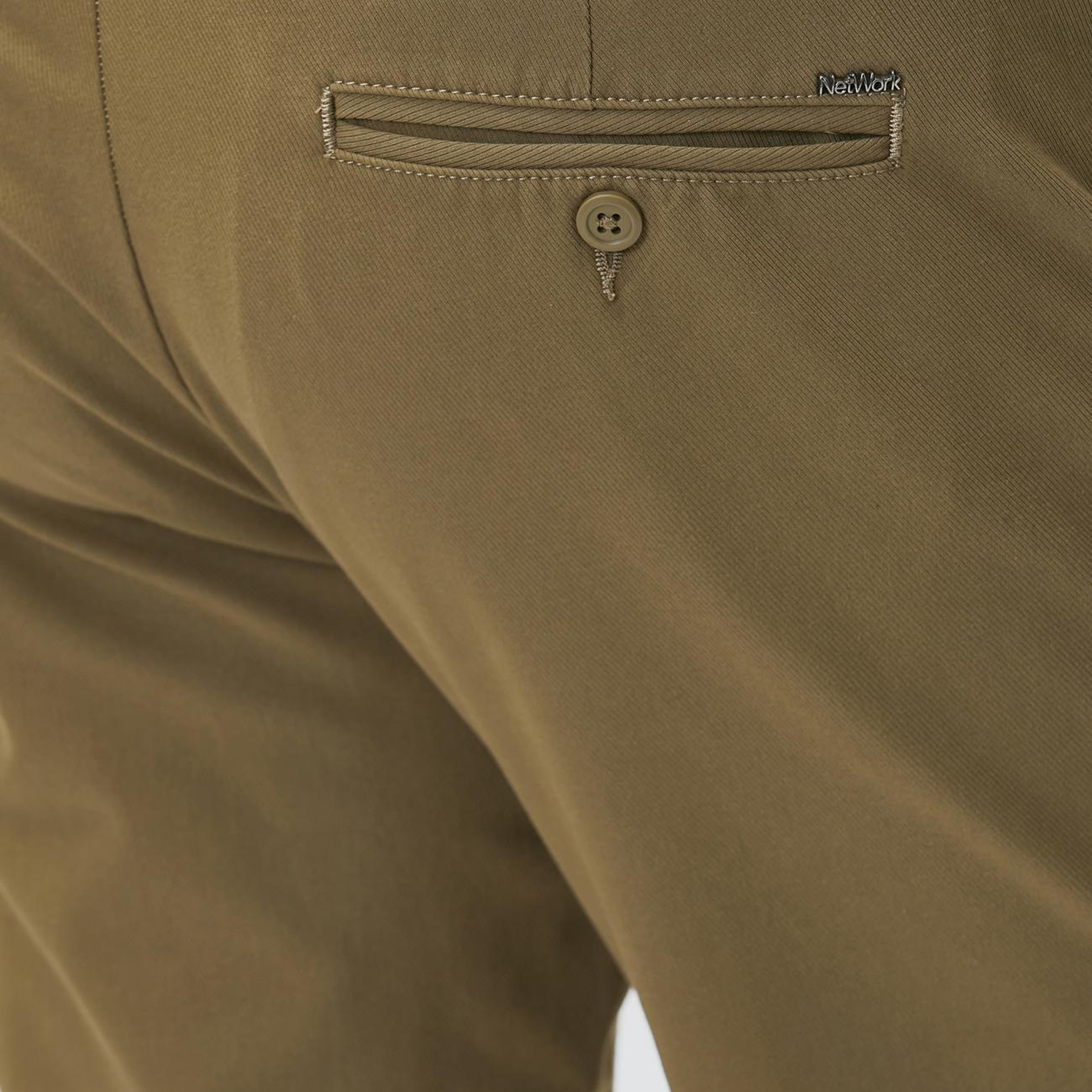 Network Erkek Haki Casual Pantolon
