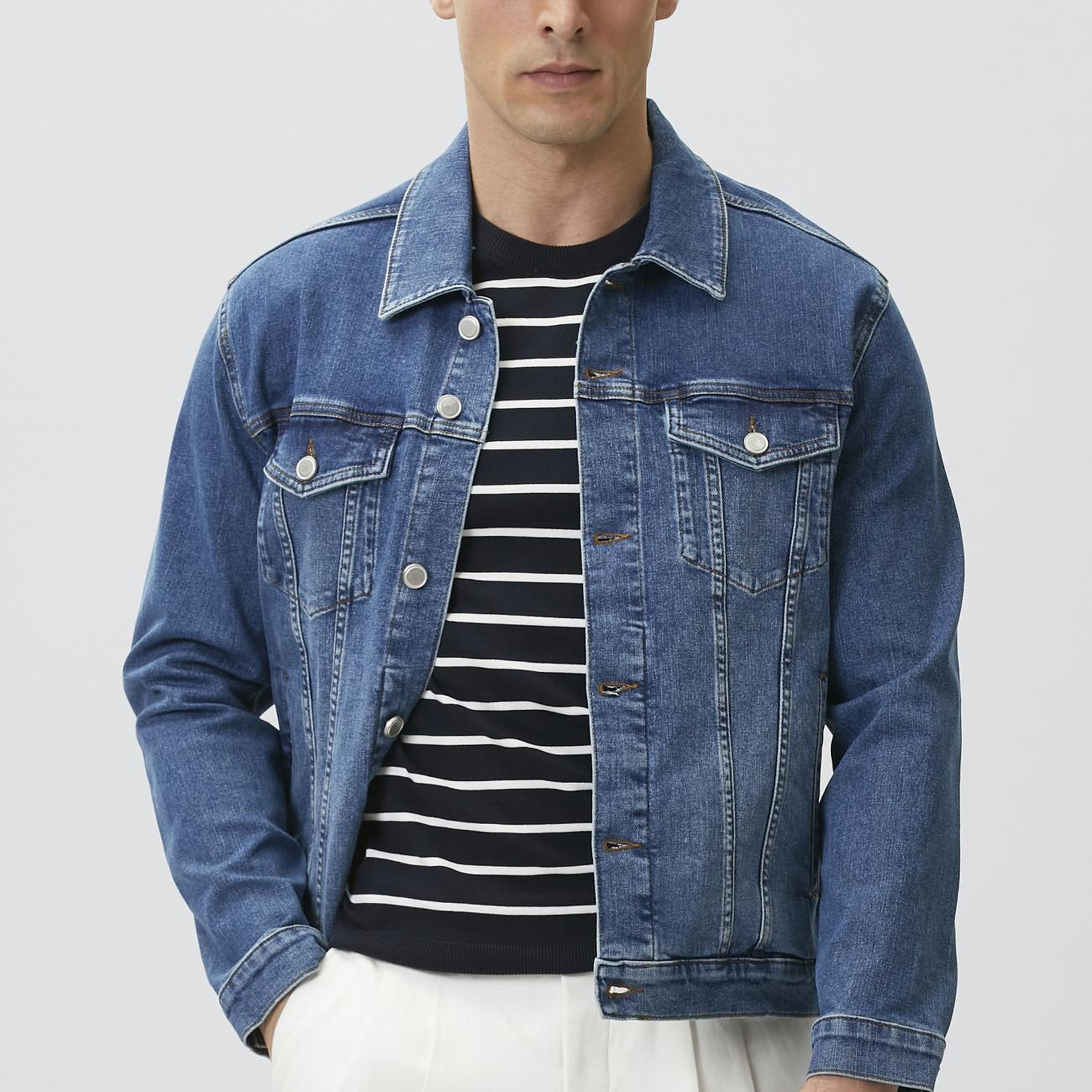 Network Erkek Lacivert Denim Mont