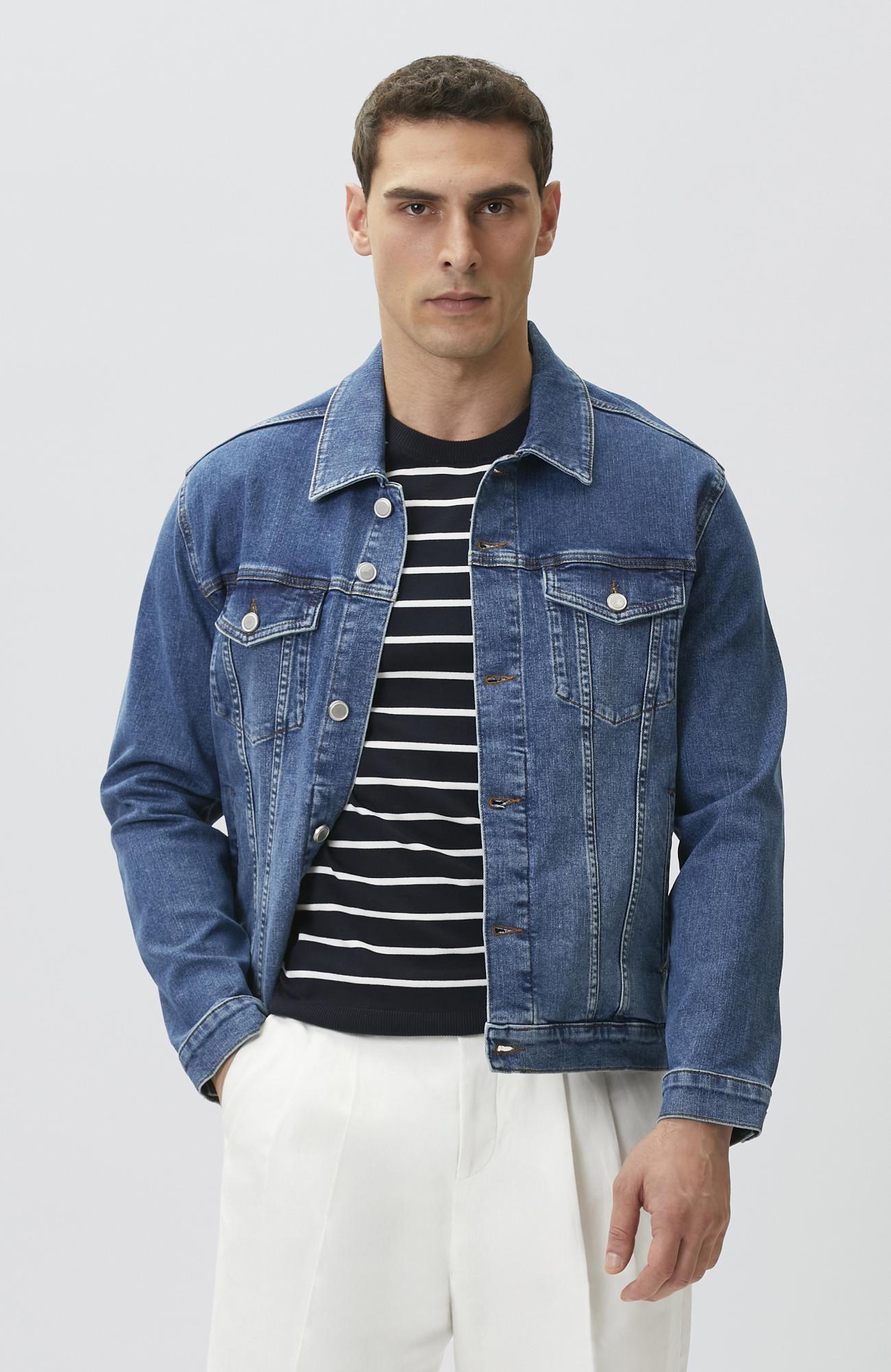 Network Erkek Lacivert Denim Mont
