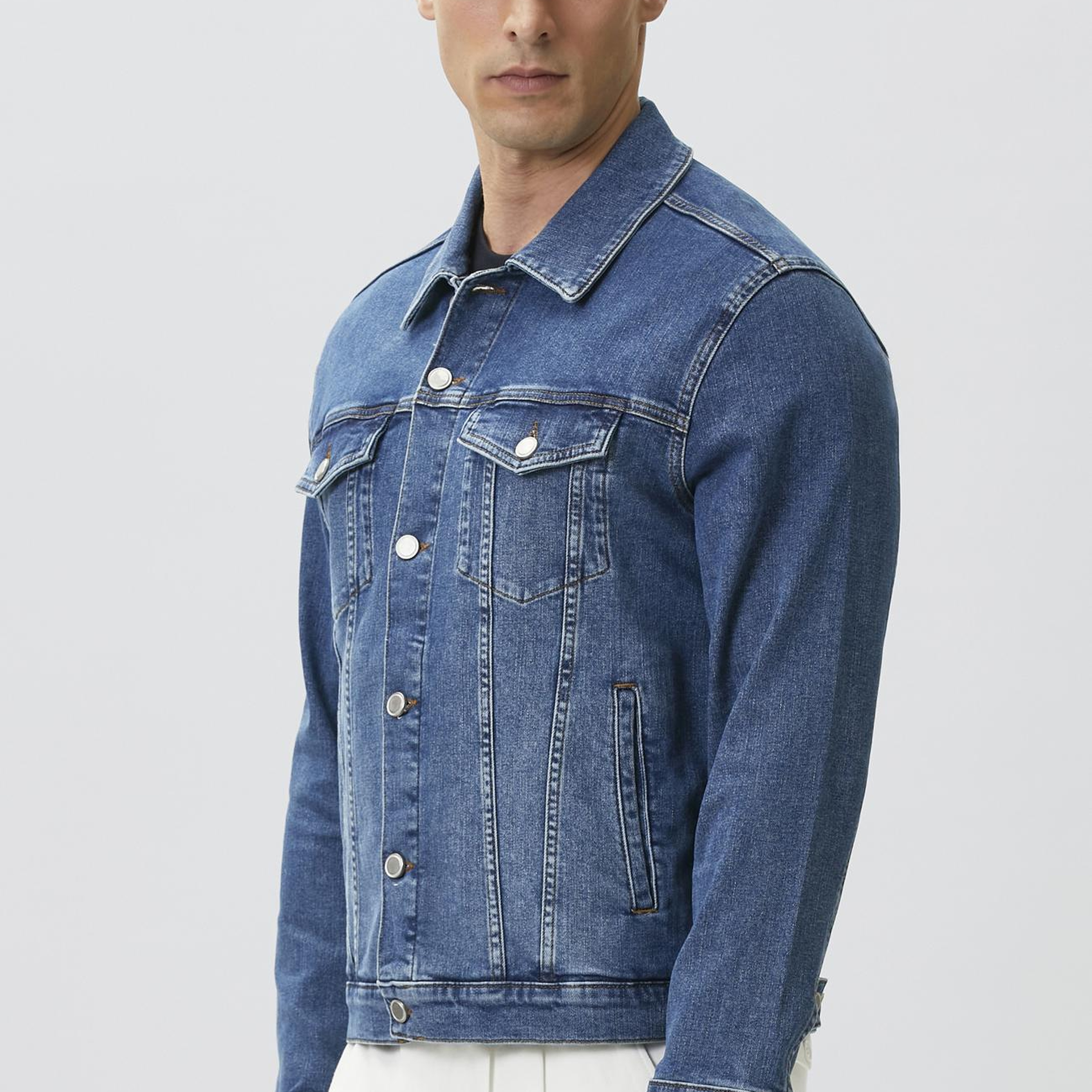 Network Erkek Lacivert Denim Mont