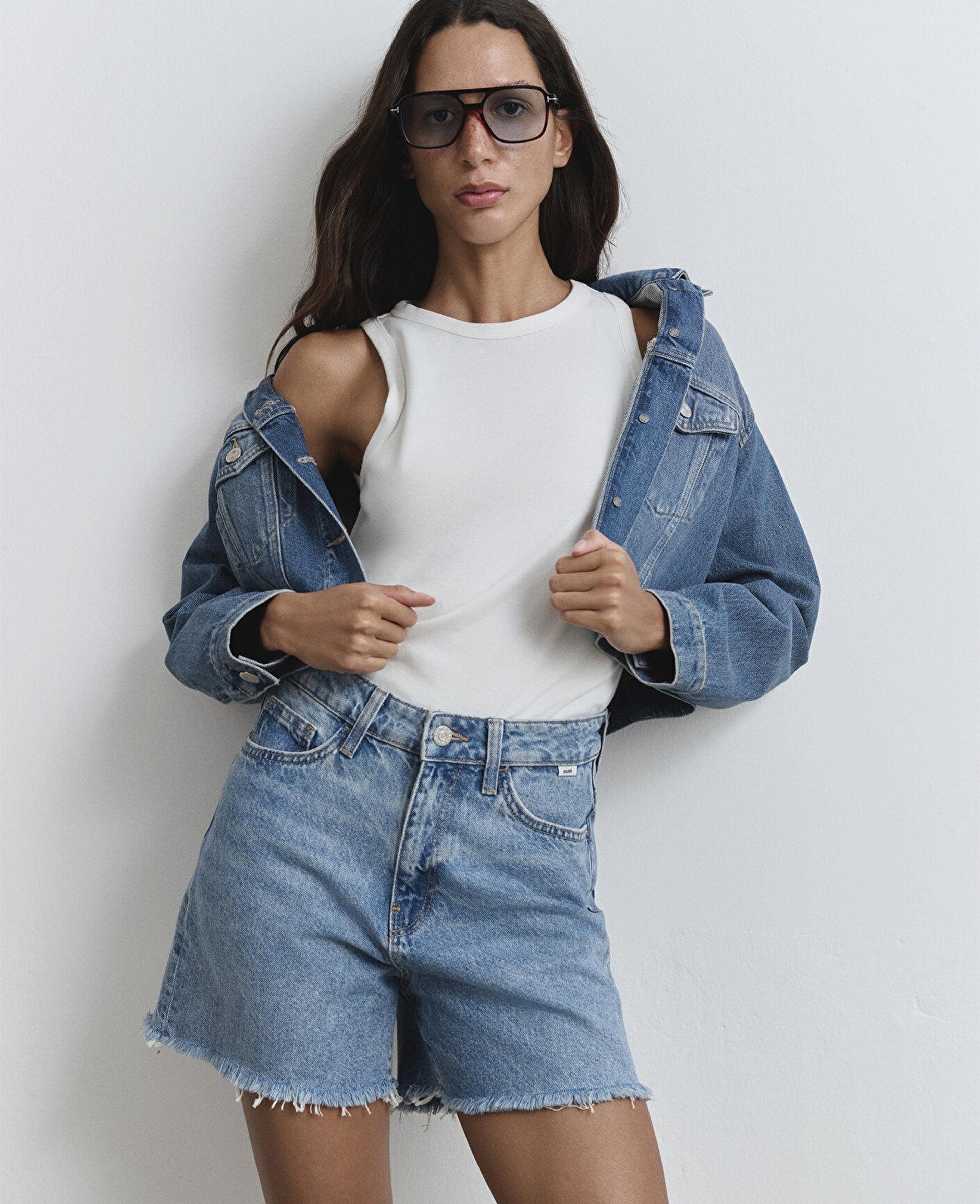 Mavi Millie 90lar Indigo Mavisi Jean Şort 1458987073