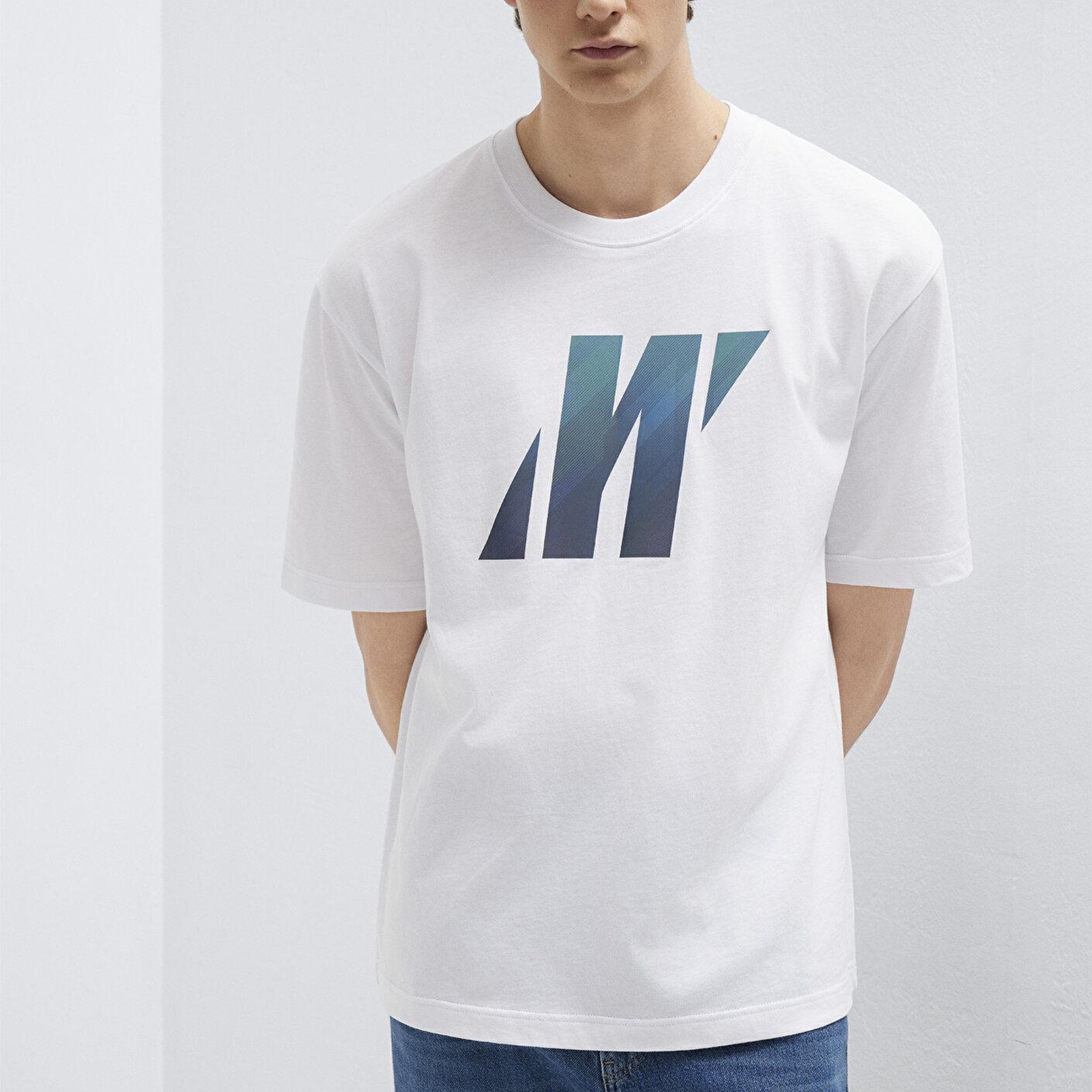 Mavi Mavi Pro Beyaz Tişört Relaxed Fit / Rahat Kesim 0613448-620