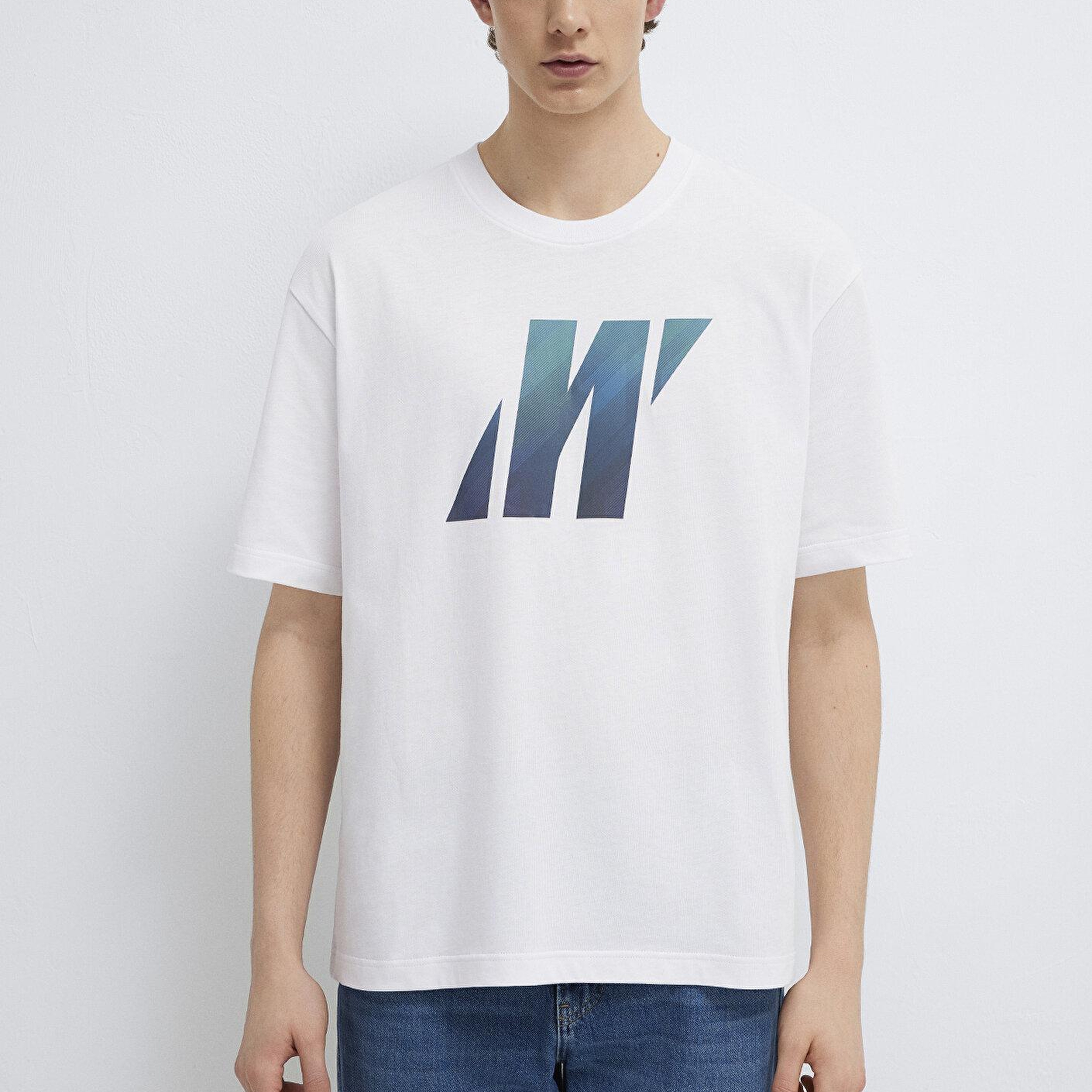 Mavi Mavi Pro Beyaz Tişört Relaxed Fit / Rahat Kesim 0613448-620