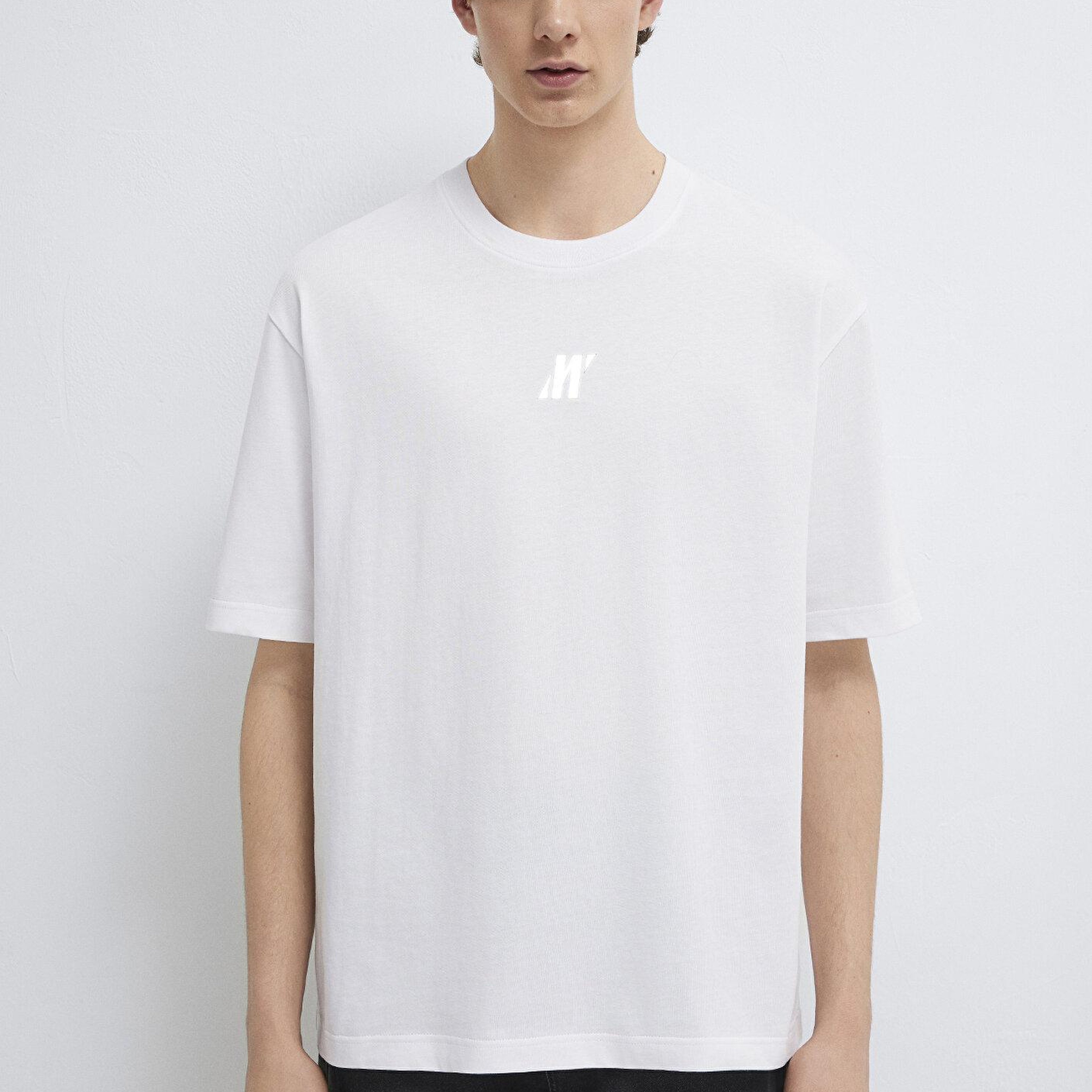 Mavi Mavi Pro Beyaz Tişört Relaxed Fit / Rahat Kesim 0613444-620