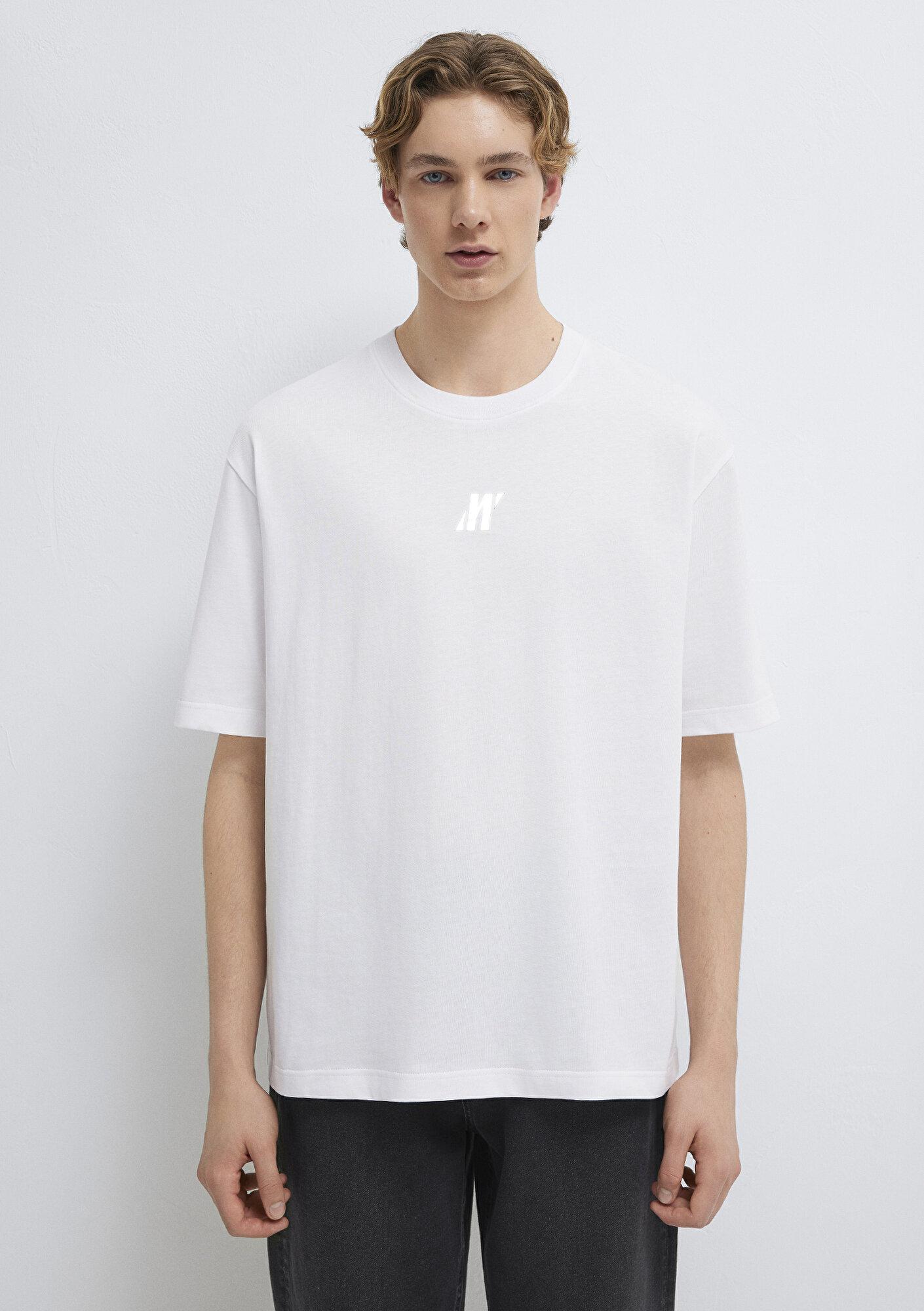 Mavi Mavi Pro Beyaz Tişört Relaxed Fit / Rahat Kesim 0613444-620
