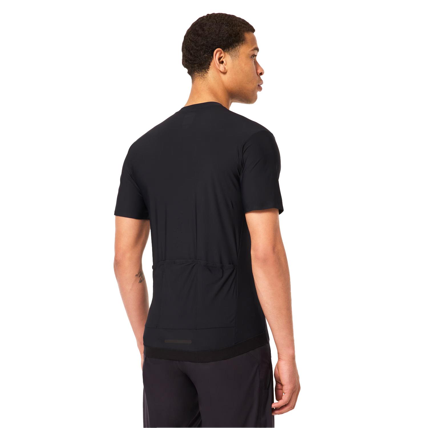 Oakley Point To Point 14 Zip Jersey Erkek Siyah Tişört