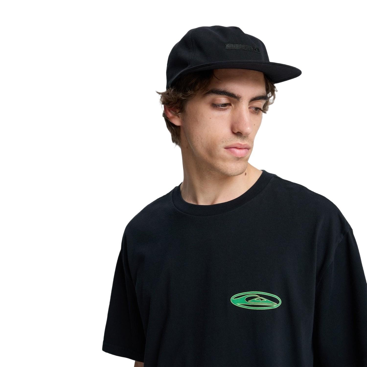 Quiksilver Quikglobe Erkek Siyah Tişört