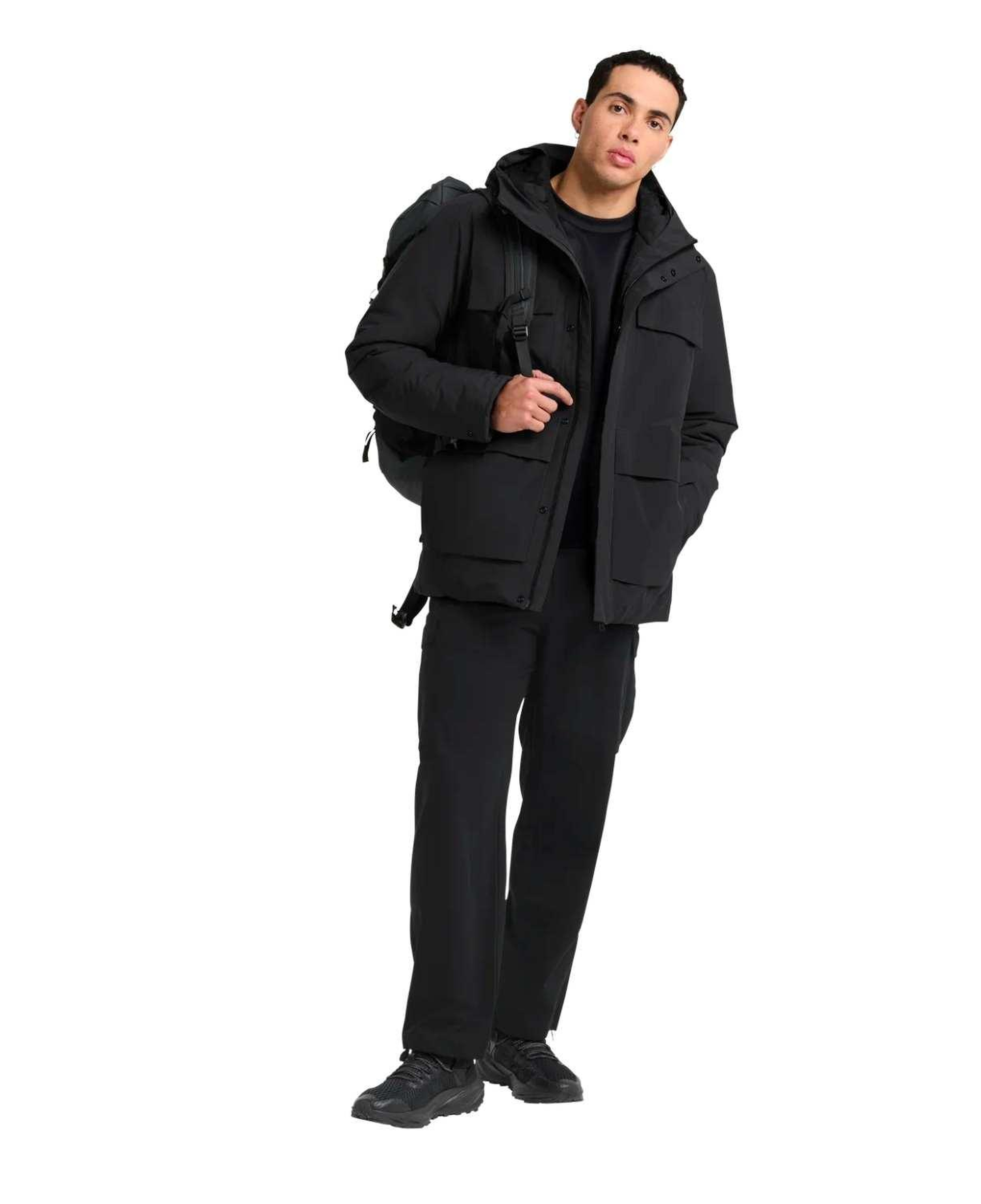 Jack Wolfskin Brandenburger Erkek Siyah Outdoor Ceketi